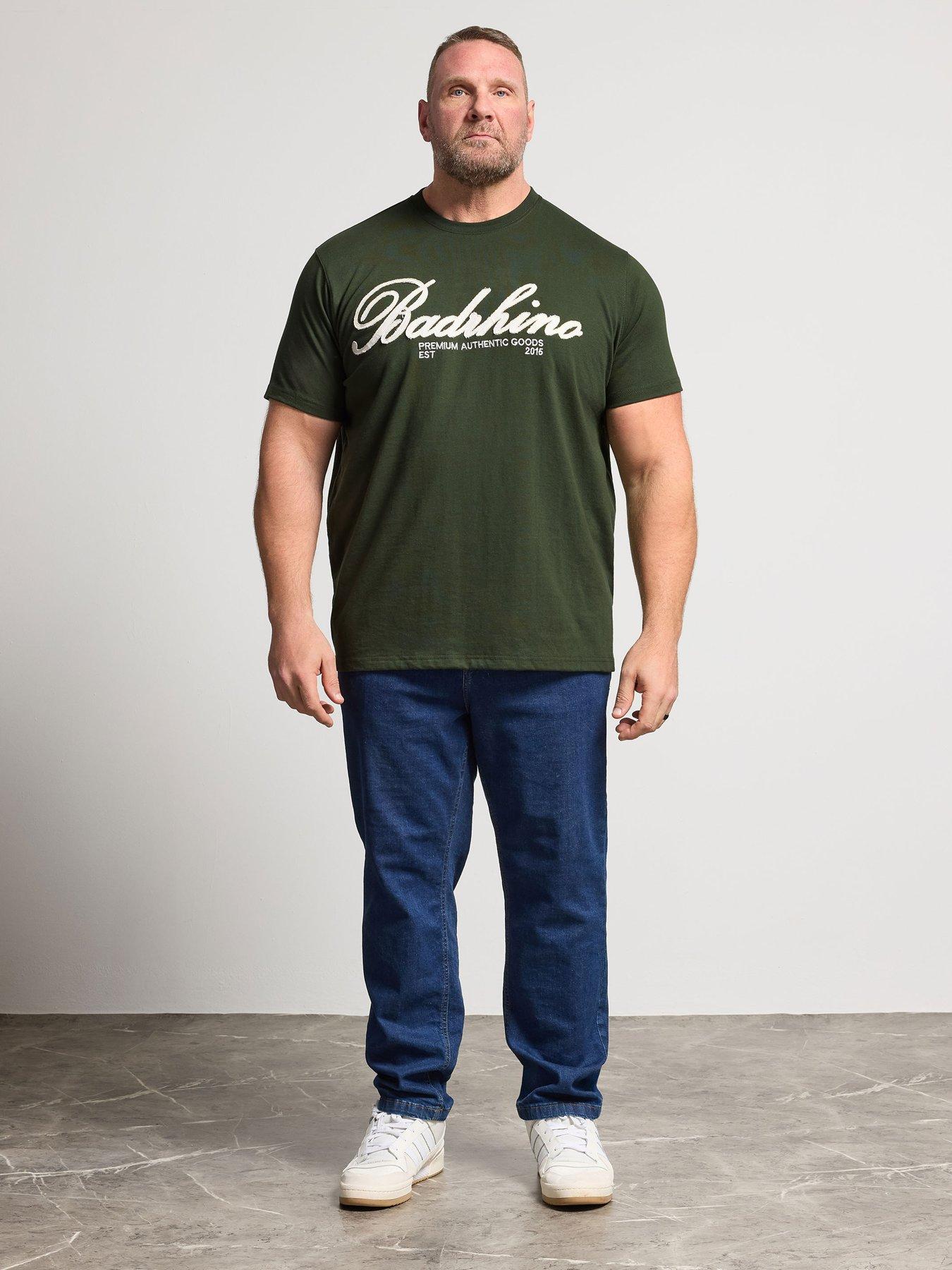 badrhino-embroidered-script-t-shirt-greenback