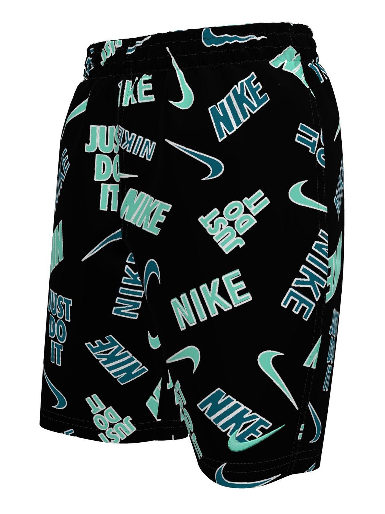Nike Boys 4inch Volley Swim Shorts - Black