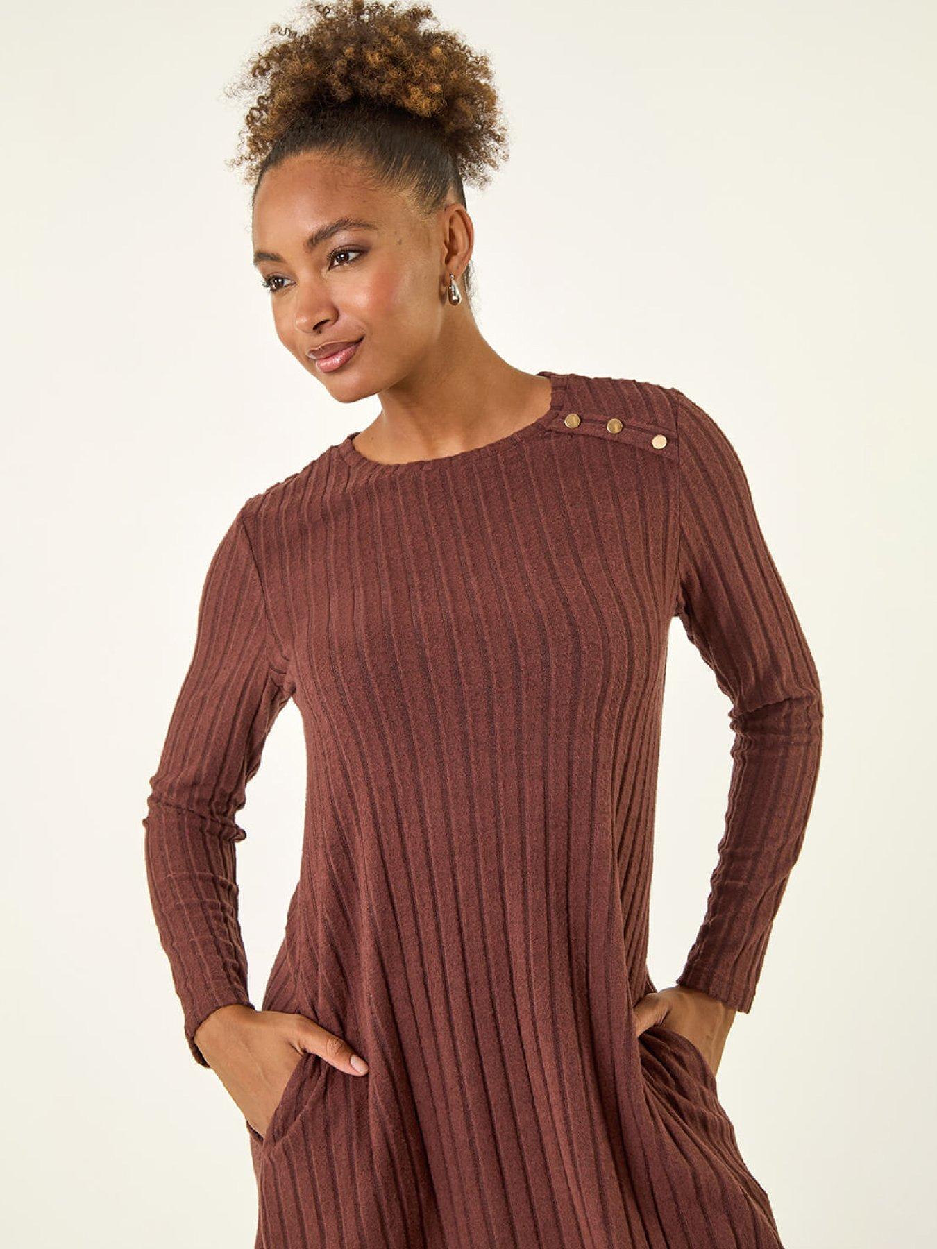 chocolate brown swing dress Strappy Ruched Hem Maxi Swing Dress