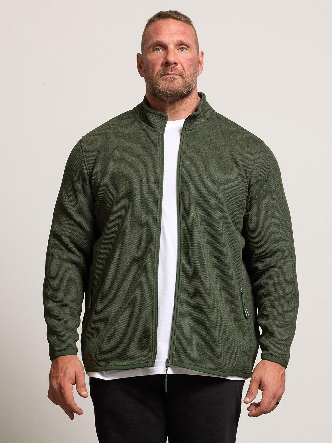 badrhino-textured-zip-thru-sweatshirt-green