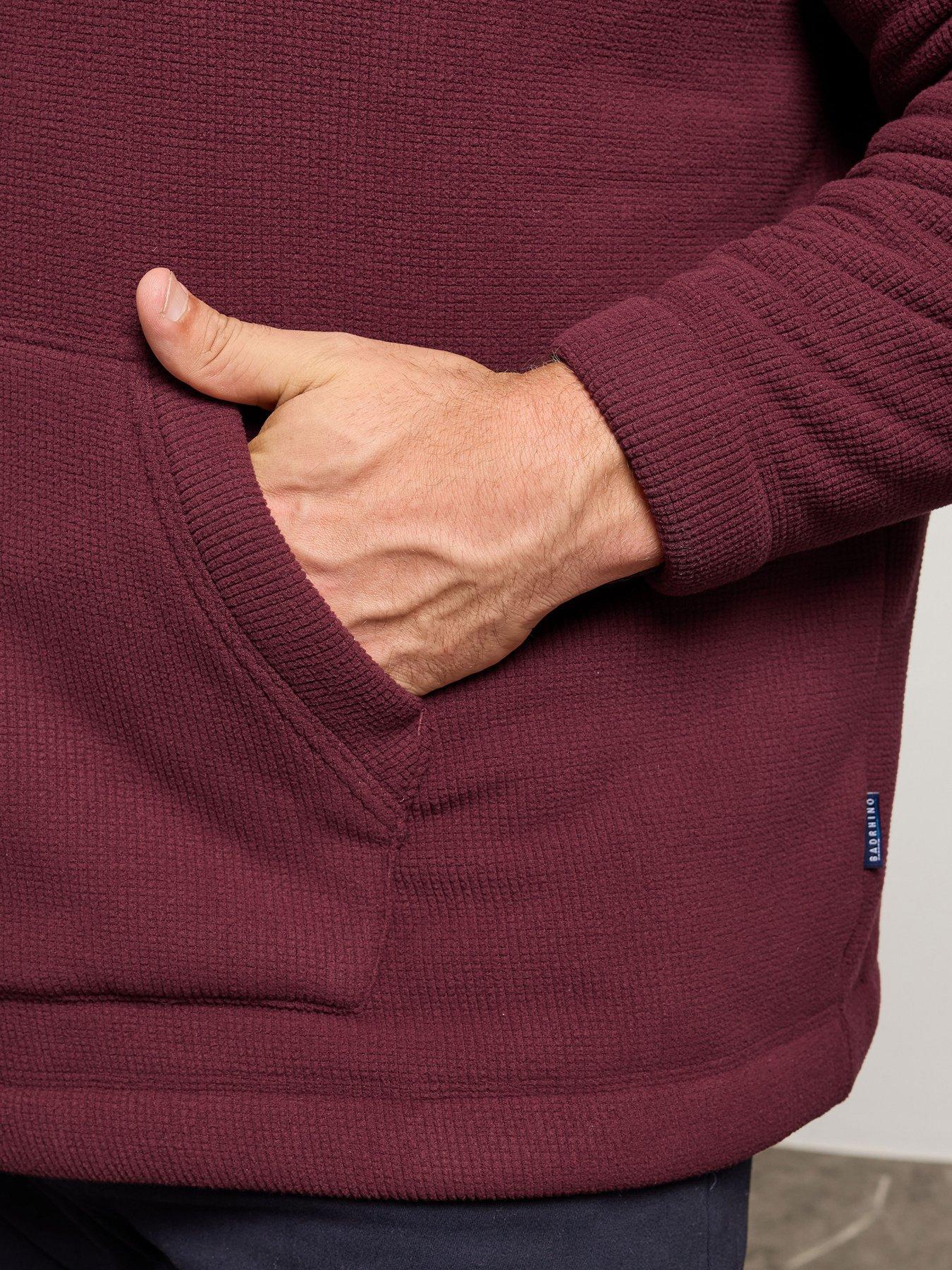 badrhino-button-neck-borg-hoodie-reddetail