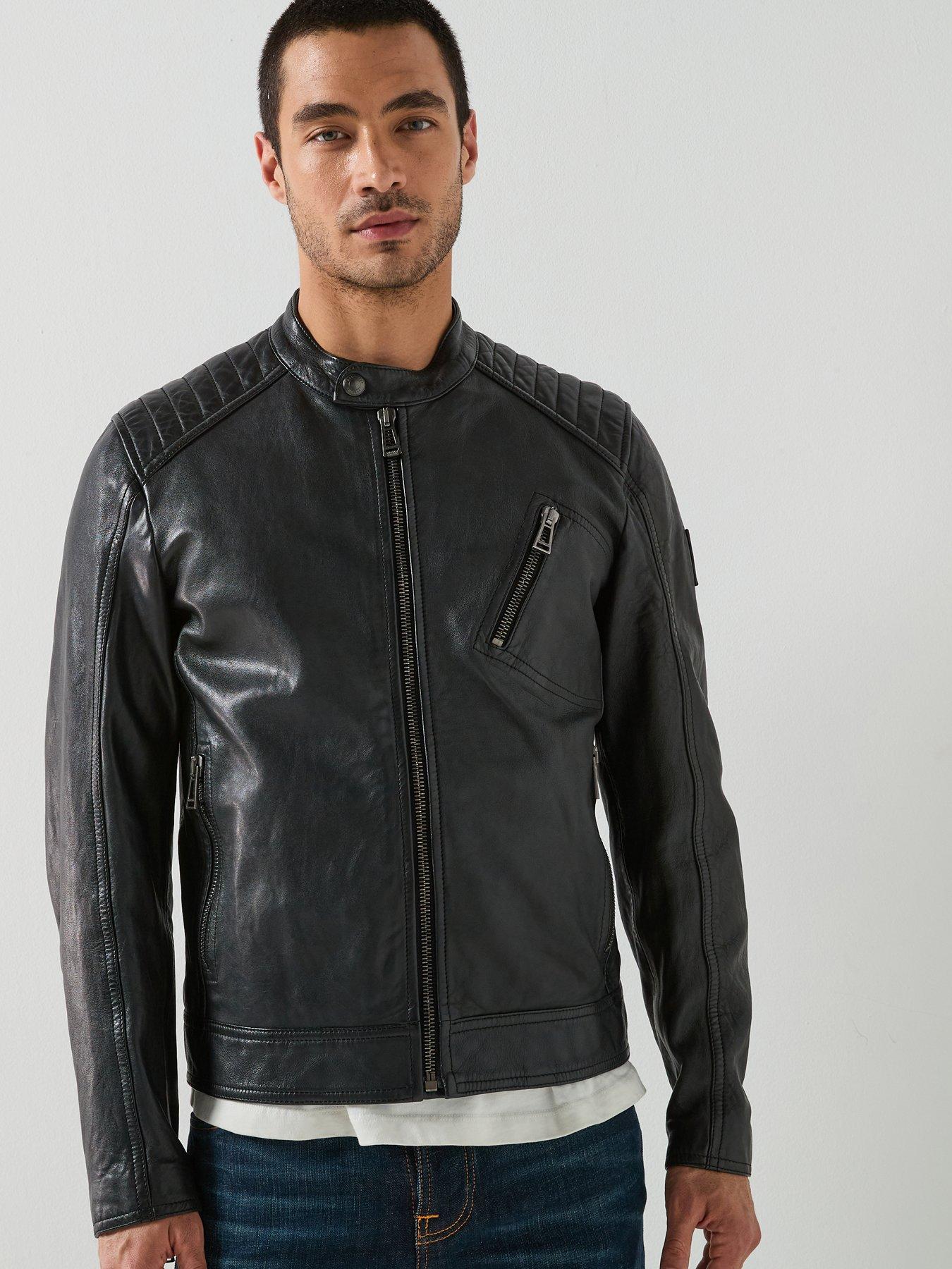 Belstaff V Racer Leather Jacket - Black