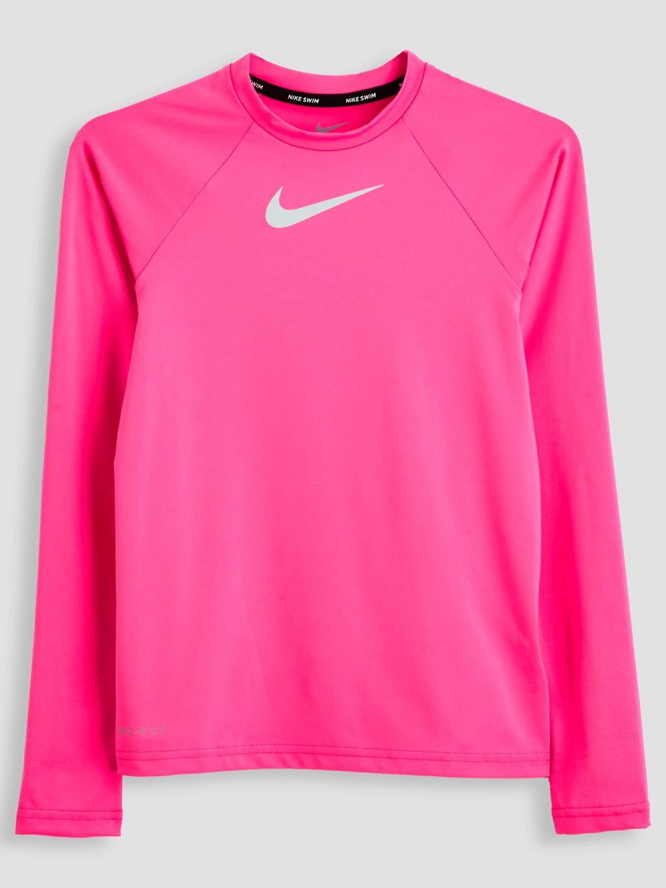 nike-girls-swim-long-sleeve-hydroguard-t-shirt--pink