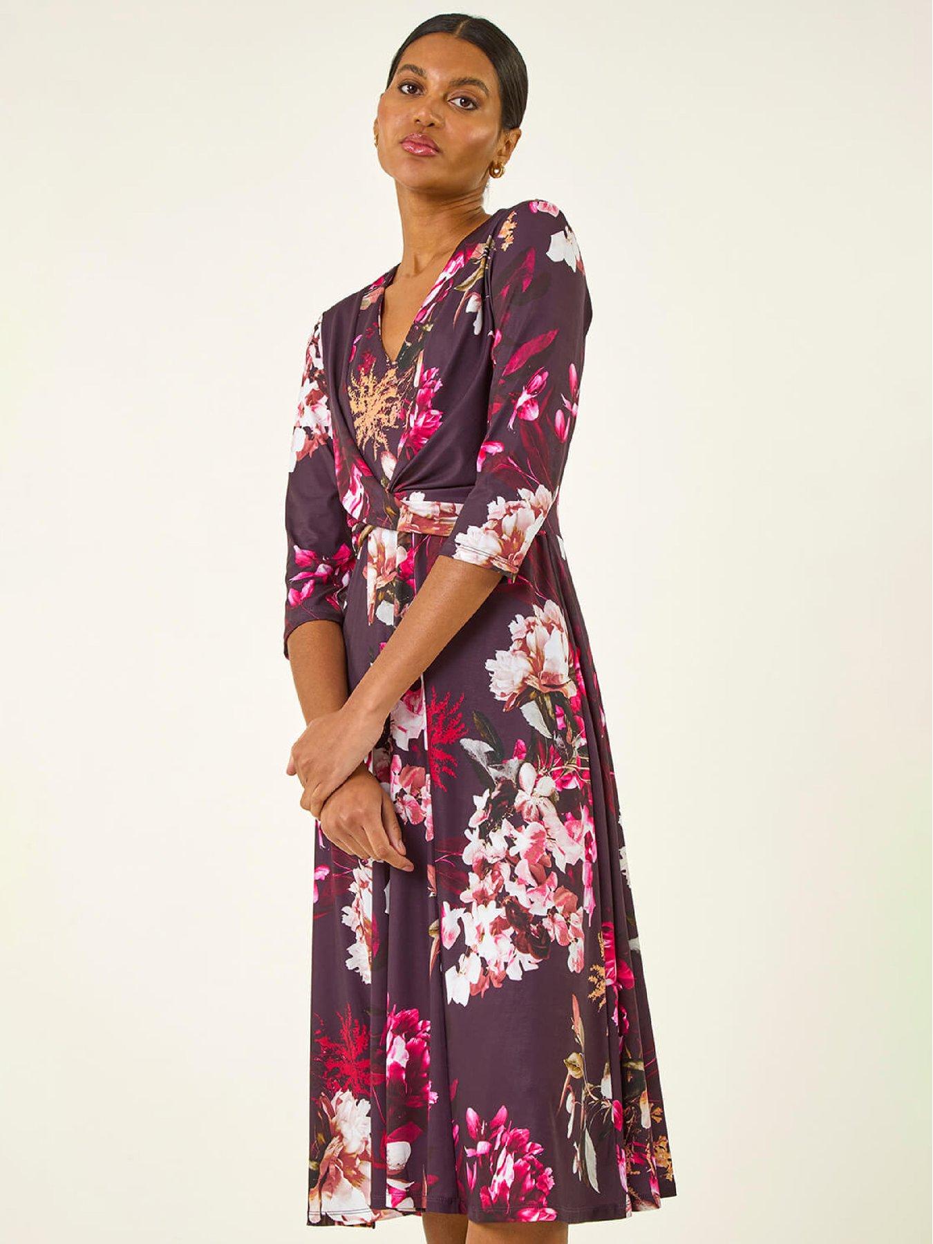 roman-floral-crossover-stretch-midi-dress-wineback