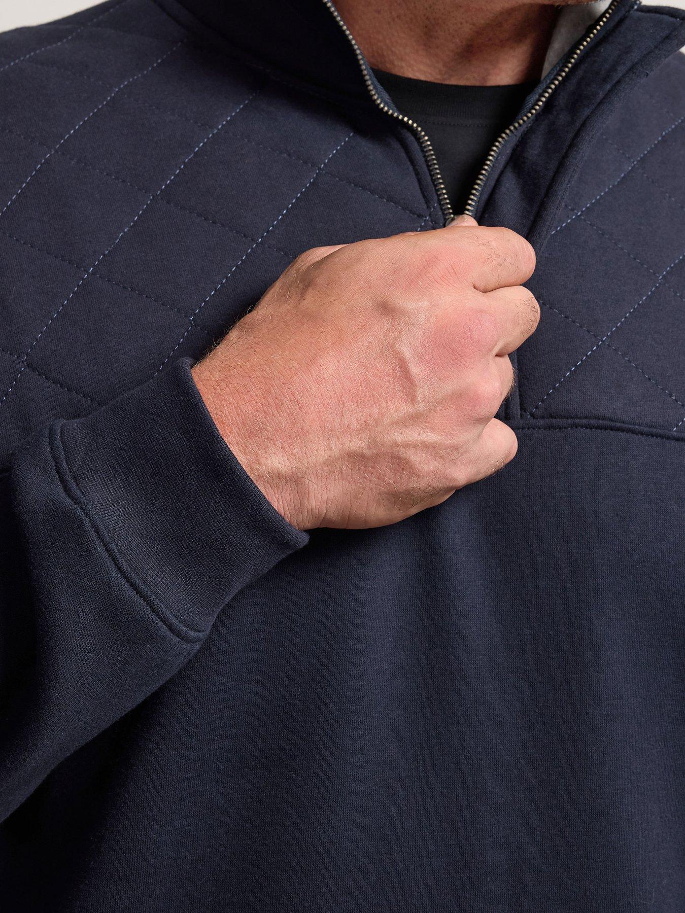 badrhino-quilted-half-zip-sweatshirt-blueoutfit