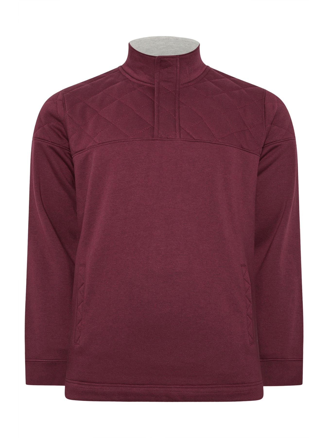 badrhino-quilted-half-zip-sweatshirt-reddetail