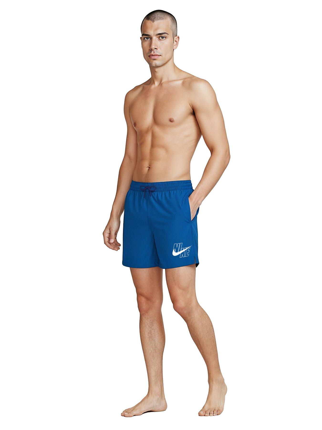 Image 3 of 6 of Nike Mens 5" Volley Swim Short - Blue