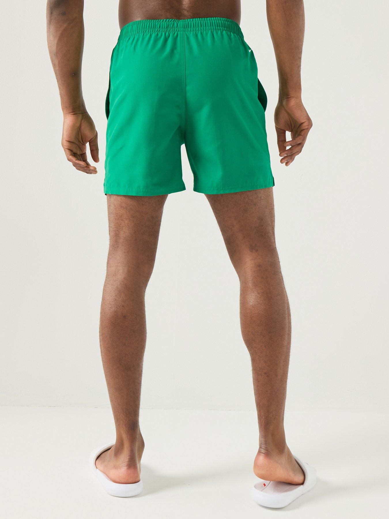Image 2 of 6 of Nike Mens 5Inch Volley Swim Shorts- Green
