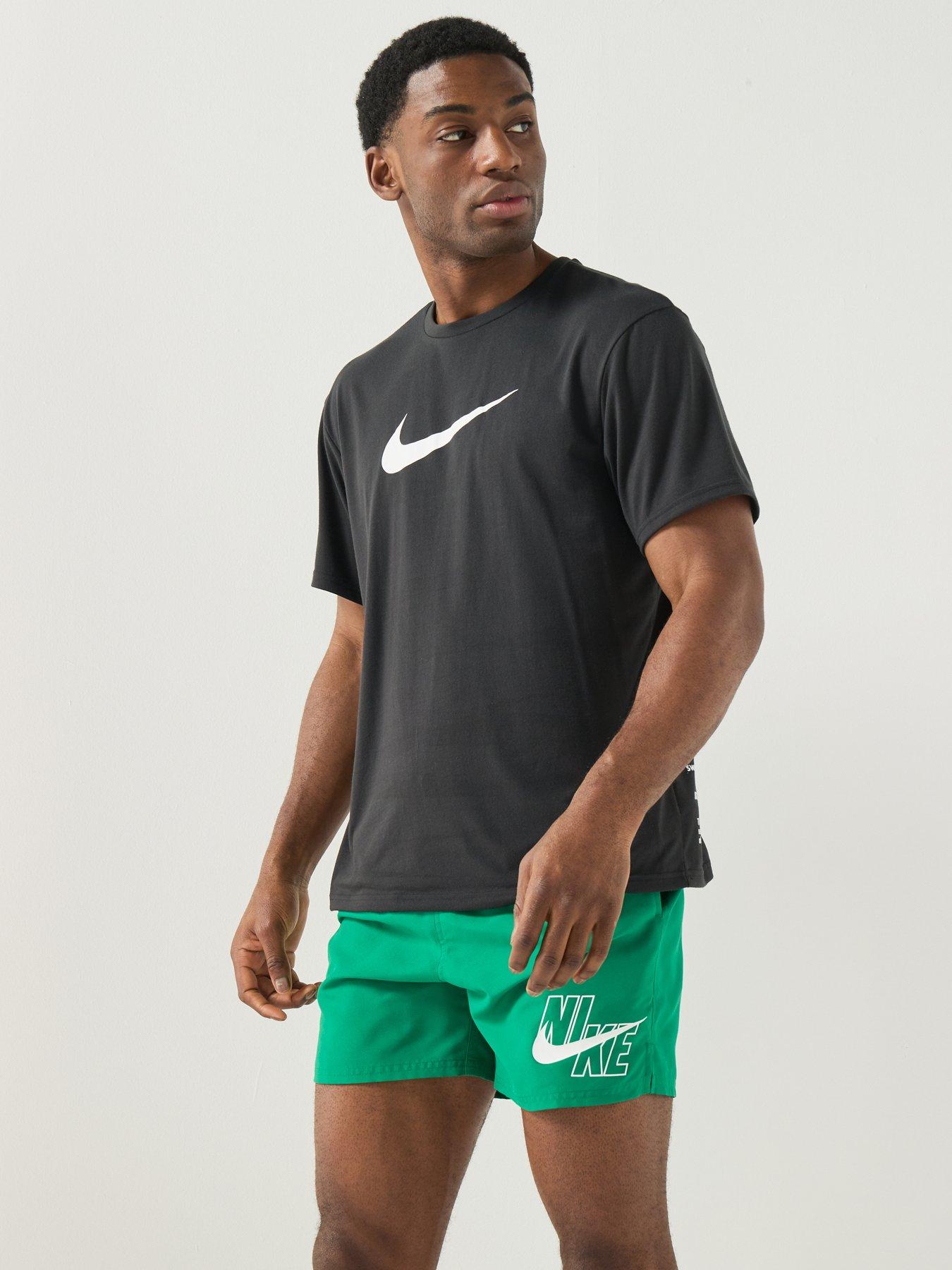 Image 3 of 6 of Nike Mens 5Inch Volley Swim Shorts- Green