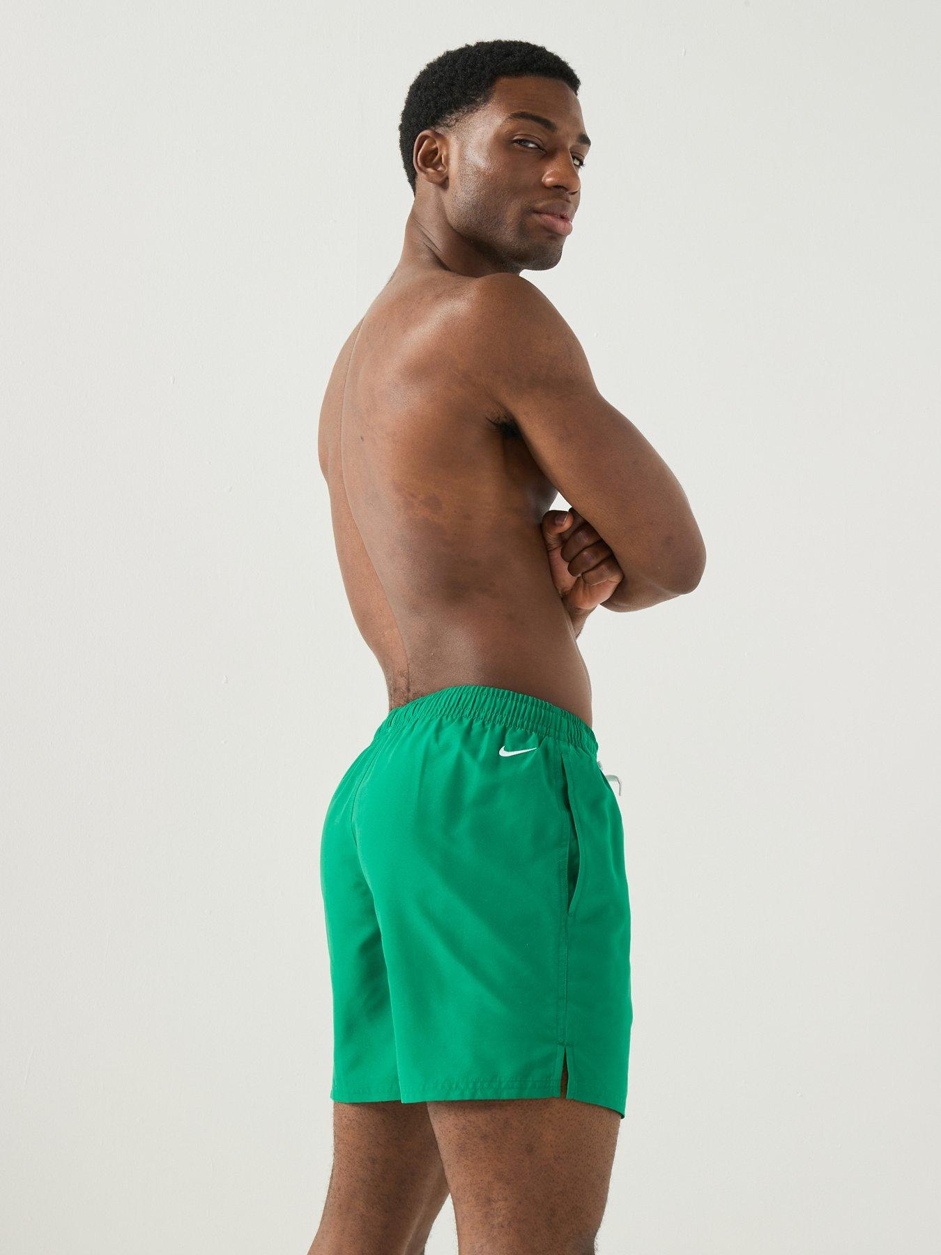 Image 4 of 6 of Nike Mens 5Inch Volley Swim Shorts- Green