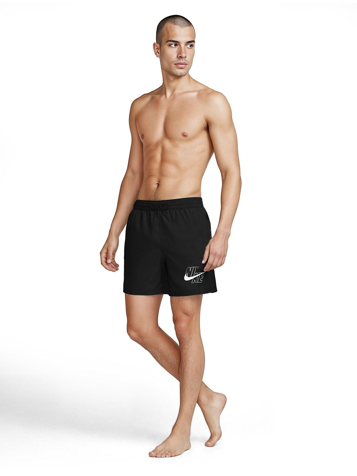 Image 3 of 6 of Nike Mens 5Inch Volley Swim Short - Black