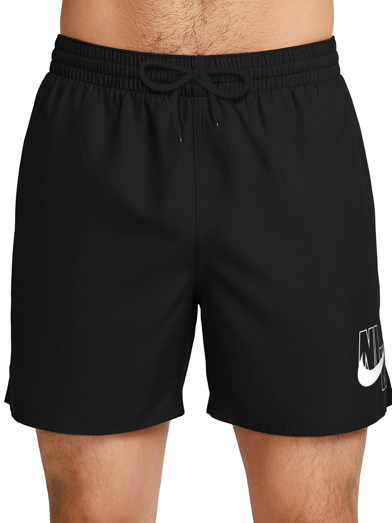 Image 4 of 6 of Nike Mens 5Inch Volley Swim Short - Black