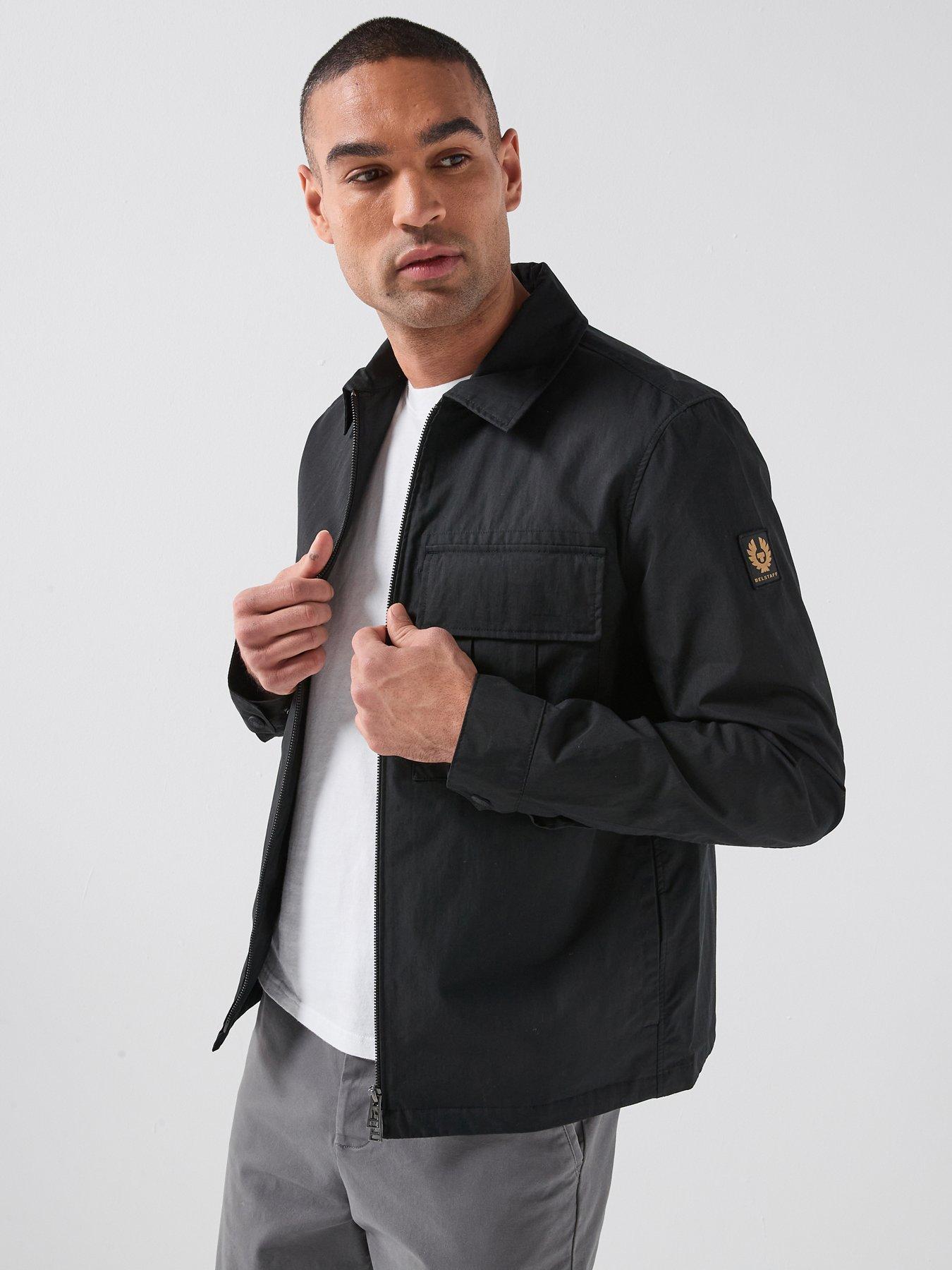 Belstaff Belstaff Cargo Cotton Zip Overshirt - Black