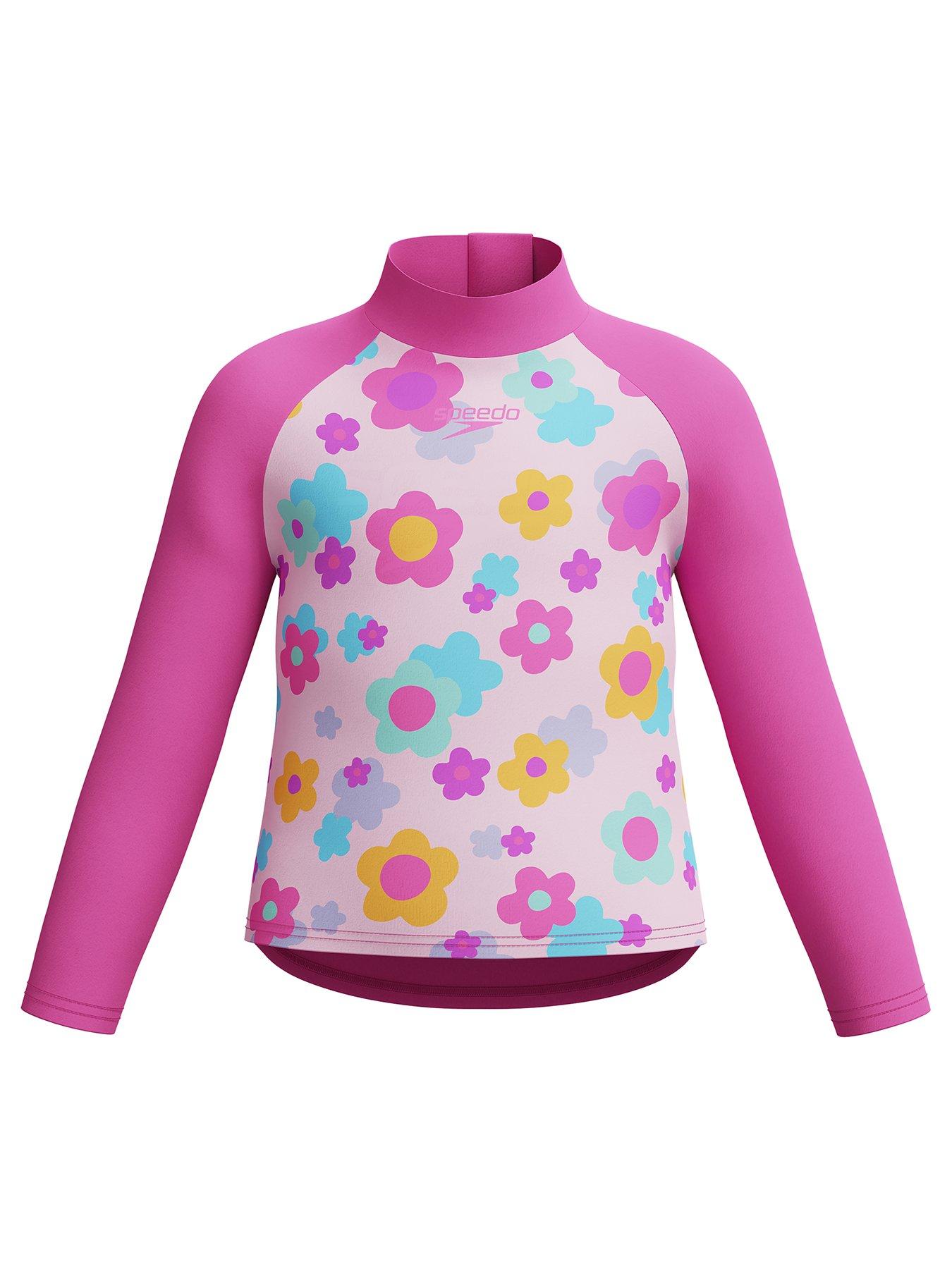 speedo-girls-long-sleeve-print-rash-guard-pink