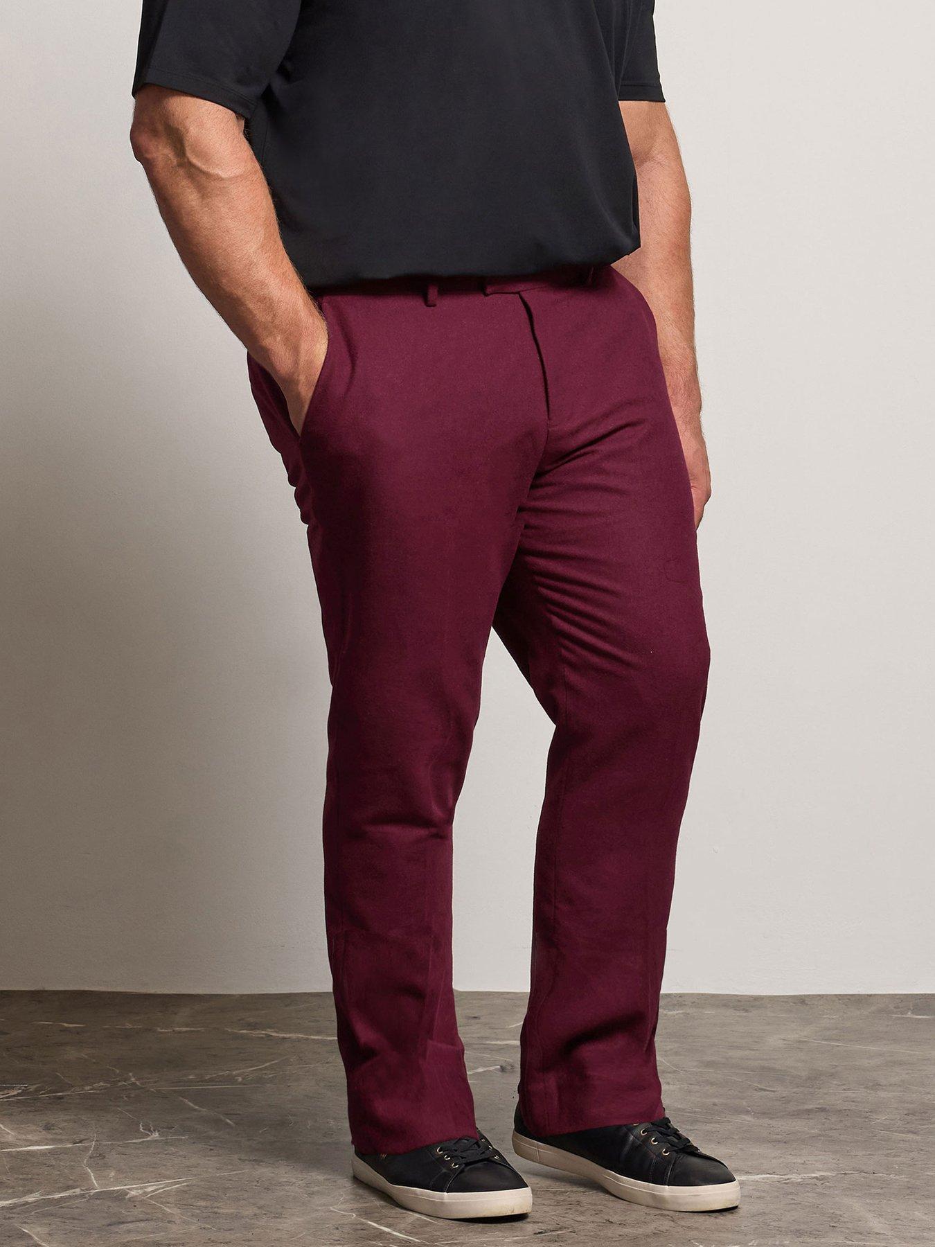 BadRhino Tweed Suit Trouser Short - Red