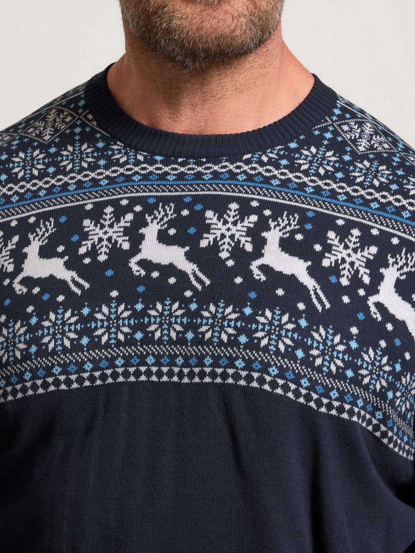 badrhino-crew-neck-fairisle-knitted-christmas-jumper-blueoutfit