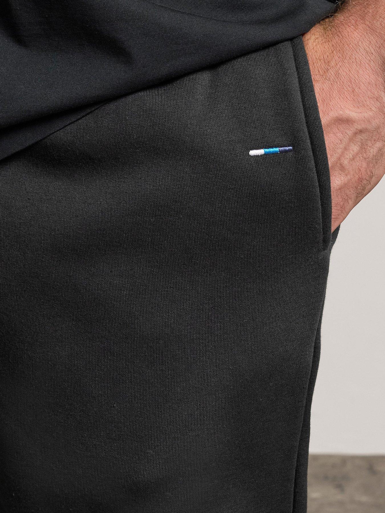 Image 4 of 6 of BadRhino Open Hem Joggers - Black