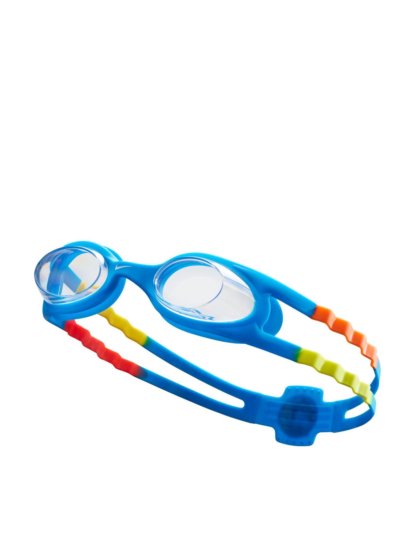 Nike Kids Unisex Easy Fit Swim Goggles - Blue in Clear/Blue