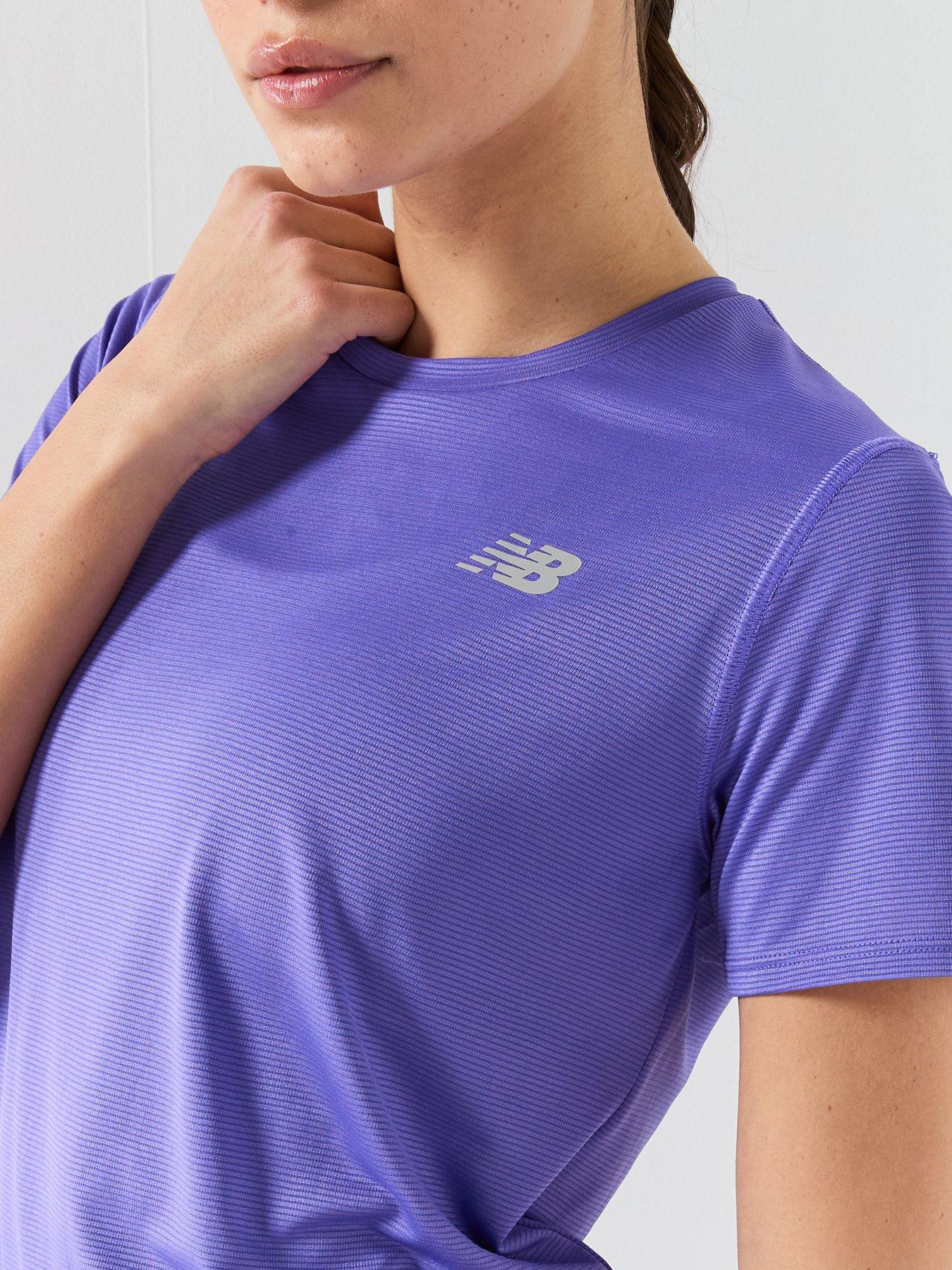 Image 4 of 5 of New Balance Viz-Tech Run T-Shirt - Purple