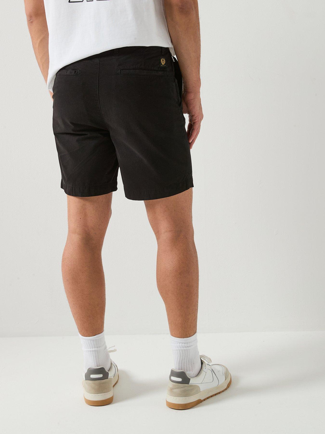 Image 2 of 4 of Belstaff Rally Chino Shorts - Black