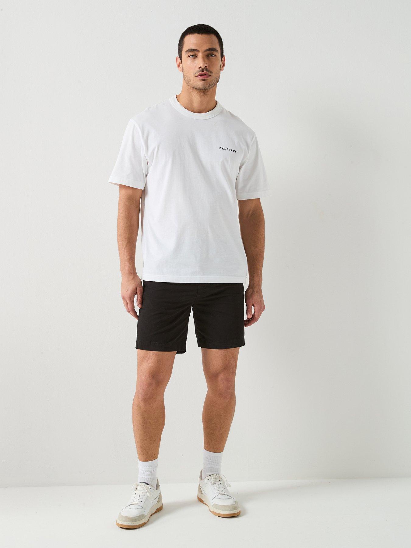 Image 3 of 4 of Belstaff Rally Chino Shorts - Black