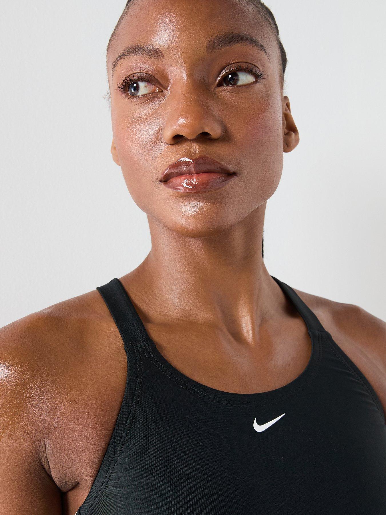 Image 4 of 5 of Nike Womens Fastback One Piece Swimsuit - Black