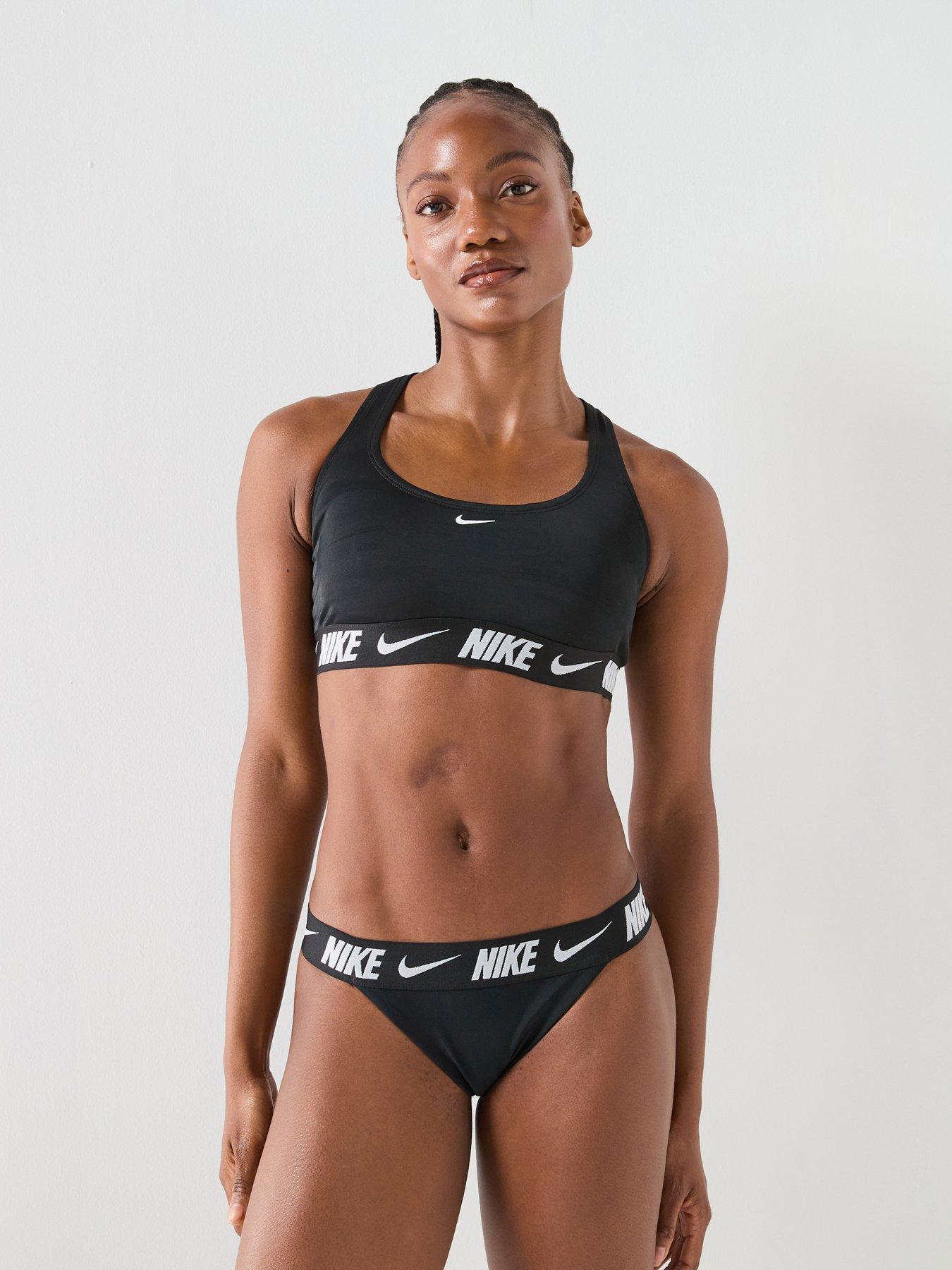 Nike Womens Racerback Bikini Top - Black