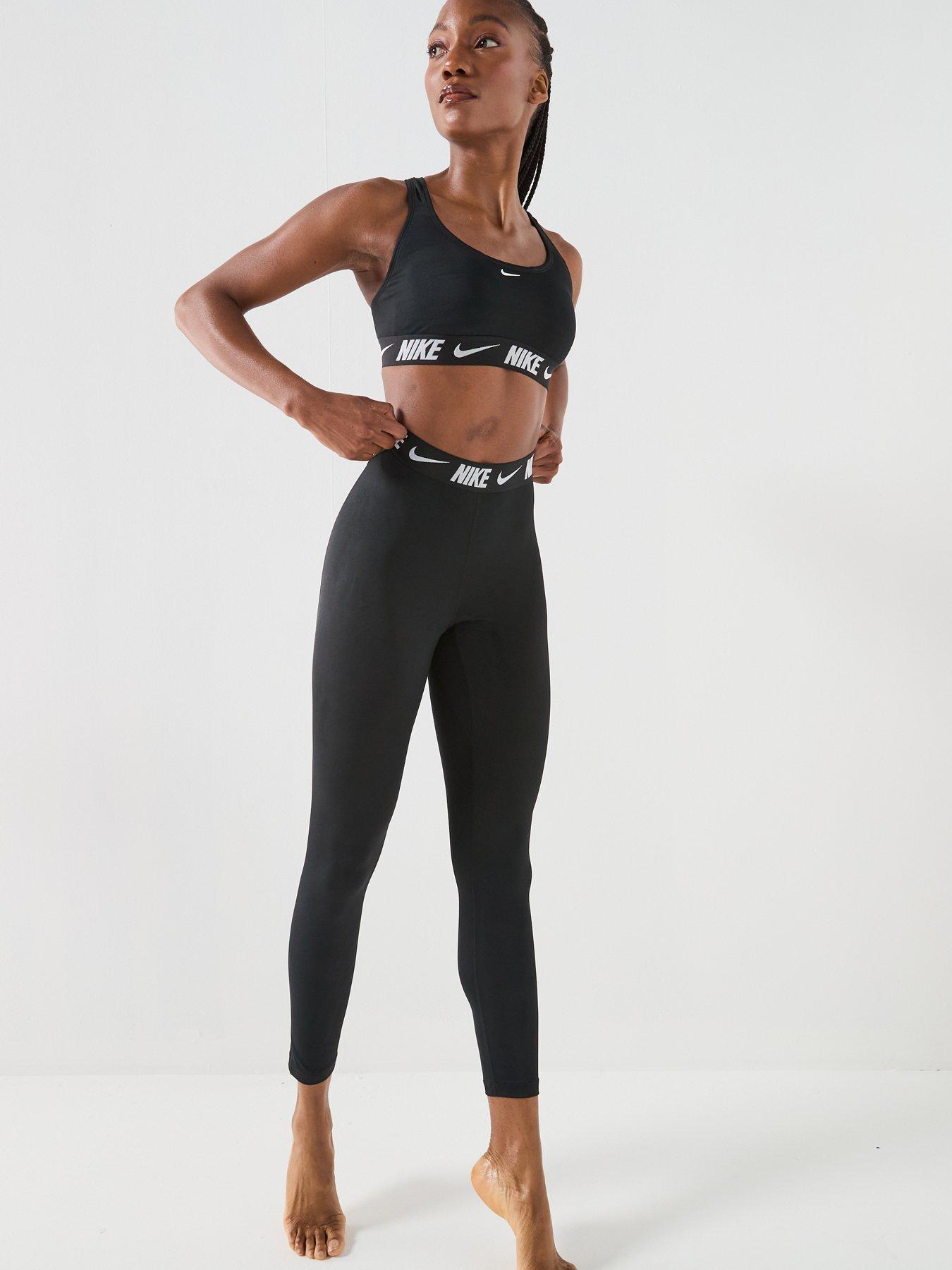 Image 3 of 6 of Nike Womens Racerback Bikini Top - Black