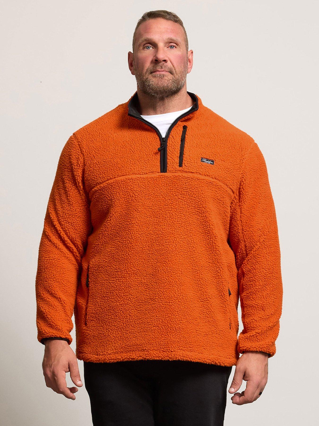badrhino-sherpa-quarter-zip-sweatshirt-orange