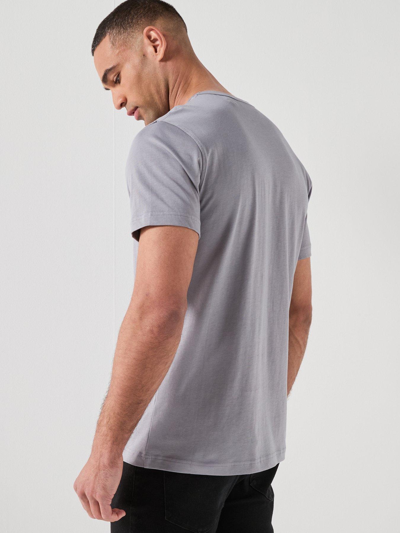 Image 2 of 5 of Belstaff Left Chest Patch Logo Regular Fit T-shirt - Dark Blue