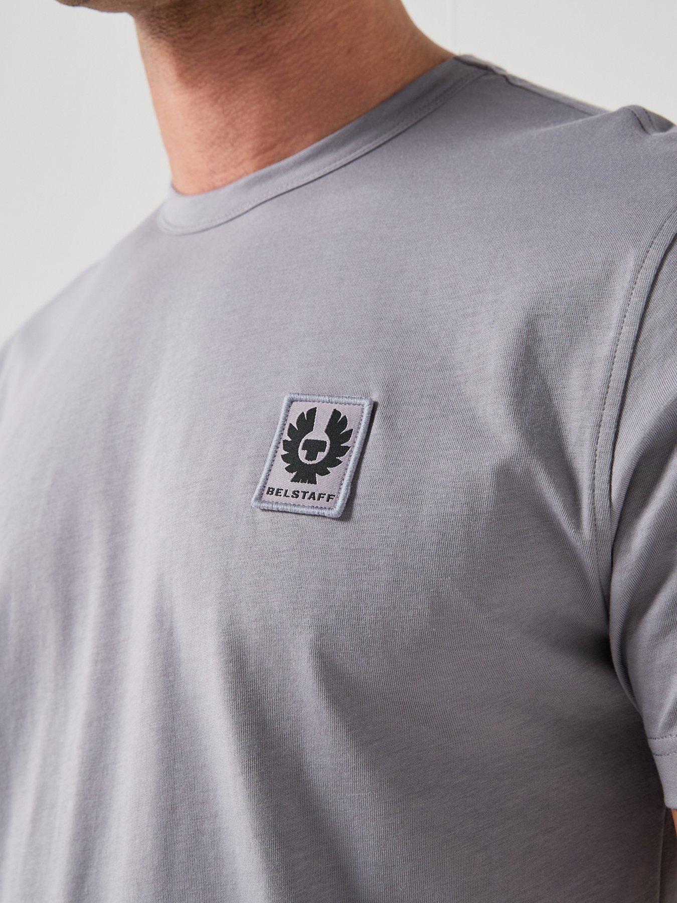 Image 5 of 5 of Belstaff Left Chest Patch Logo Regular Fit T-shirt - Dark Blue