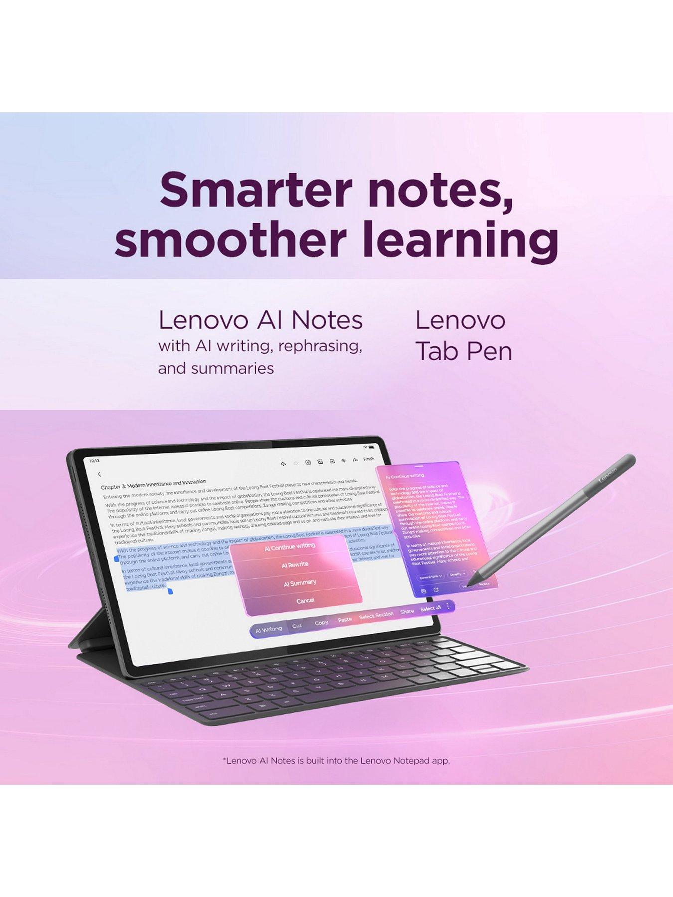 Image 6 of 6 of Lenovo Idea Tab Plus 12.1" Tablet&nbsp;(12GB RAM&nbsp;+ 256GB Storage) with Folio&nbsp;Keyboard + Tab&nbsp;Pen