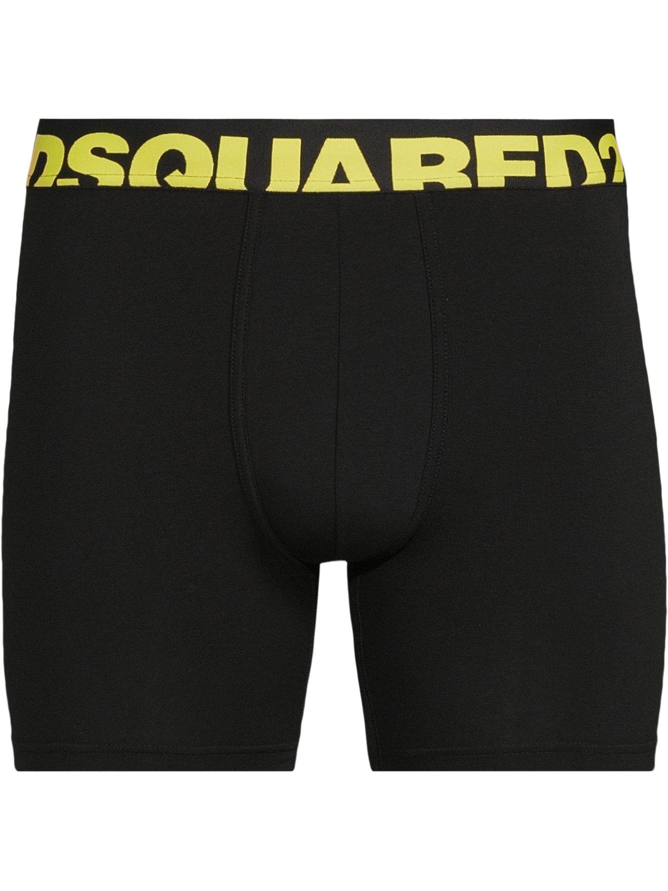 Image 3 of 3 of Dsquared2 Dsquared Sunset Chaser Logo Midi Trunks - Black