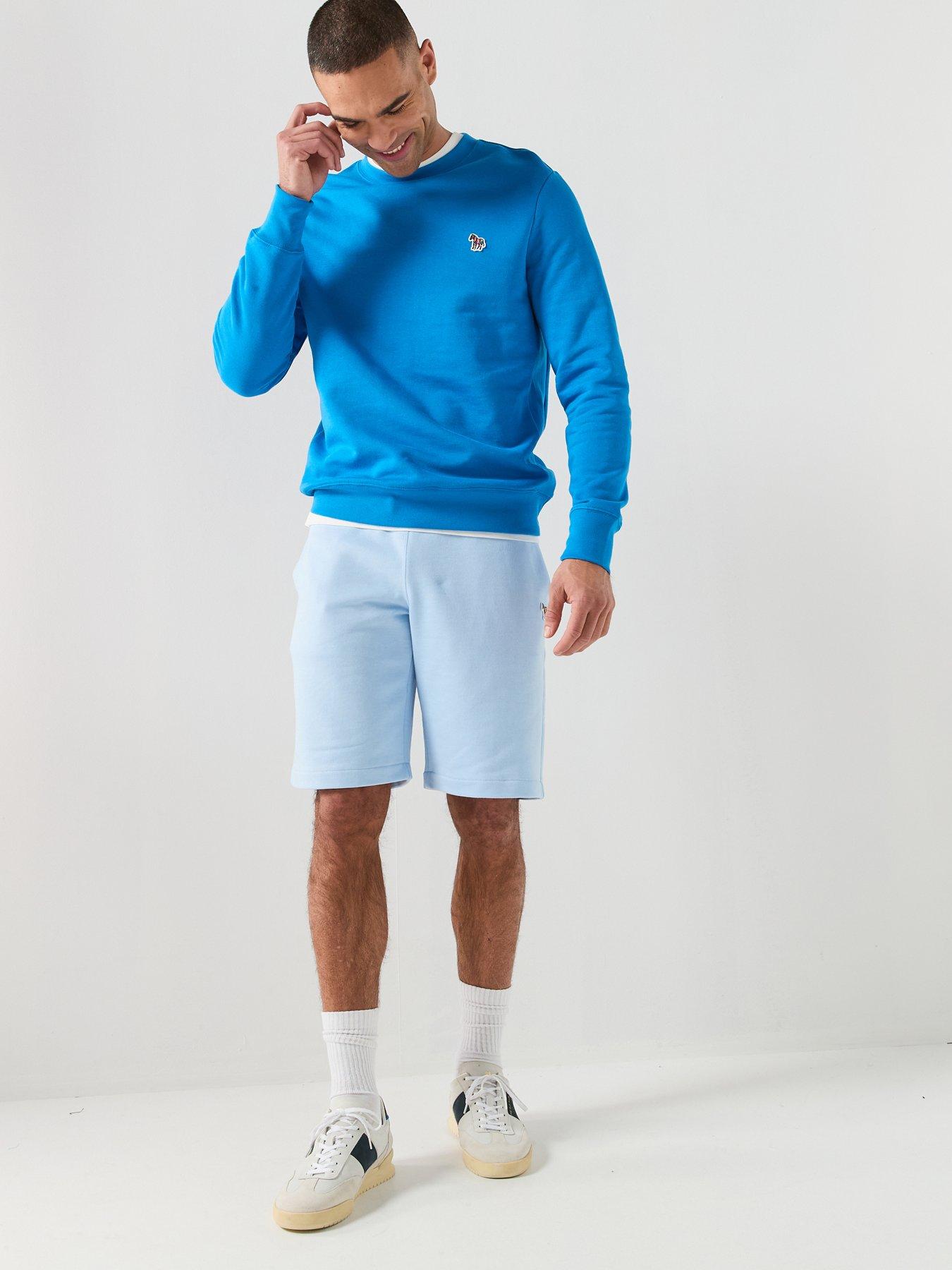 Image 3 of 6 of PS PAUL SMITH Ps Paul Smith Regular Fit Zebra Crew Sweat - Blue