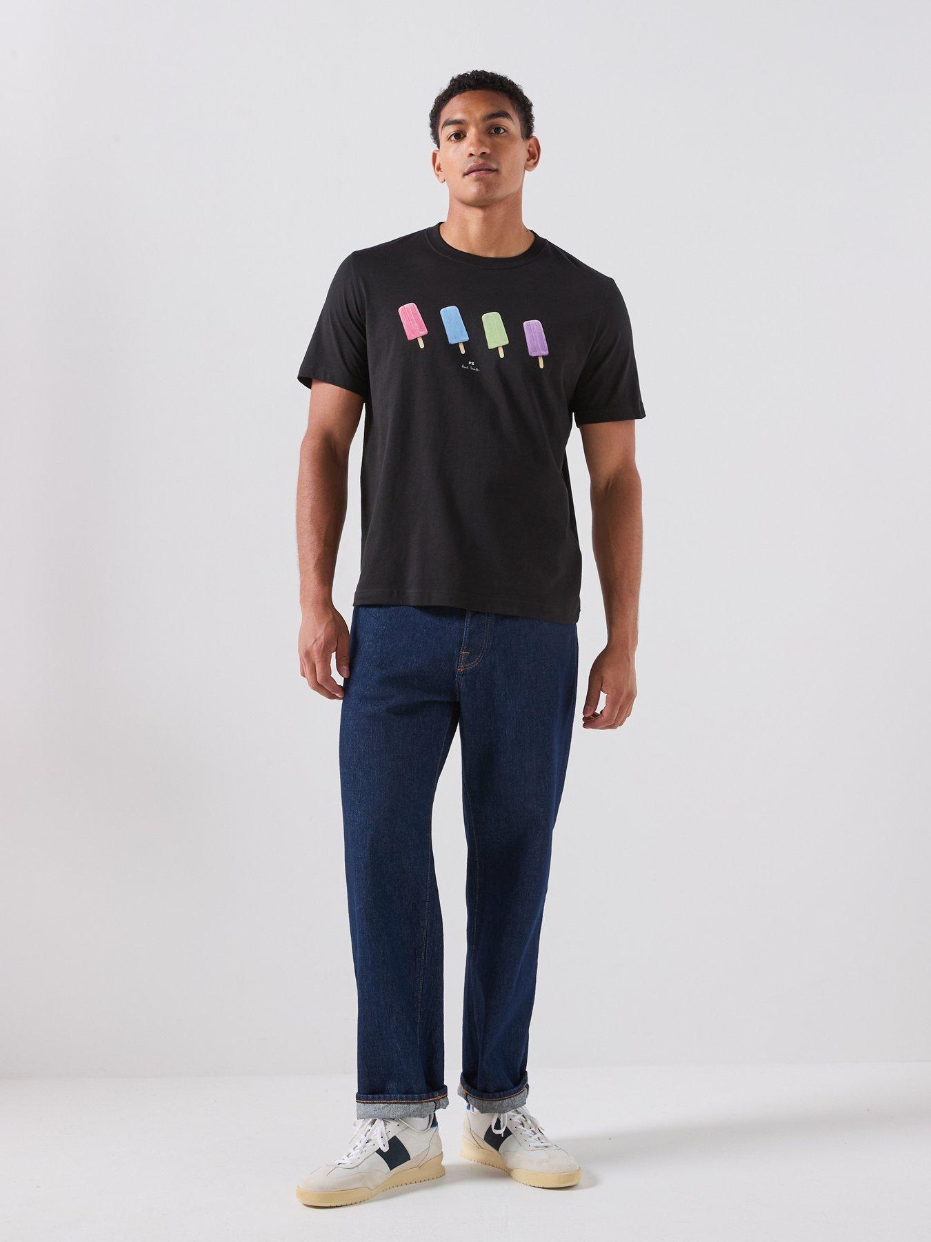 Image 3 of 5 of PS PAUL SMITH Regular Graphic Tops - Black