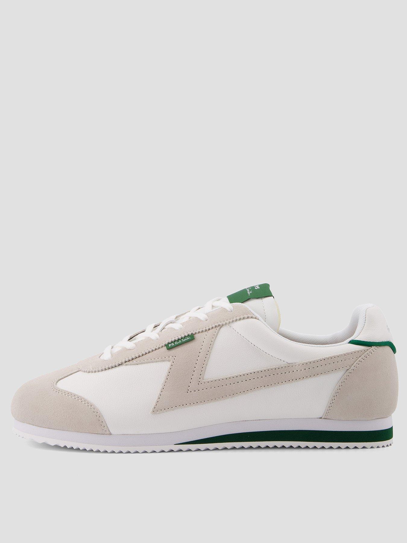 Image 1 of 7 of PS PAUL SMITH Atlanta Retro Low Profile Runner Trainers - White