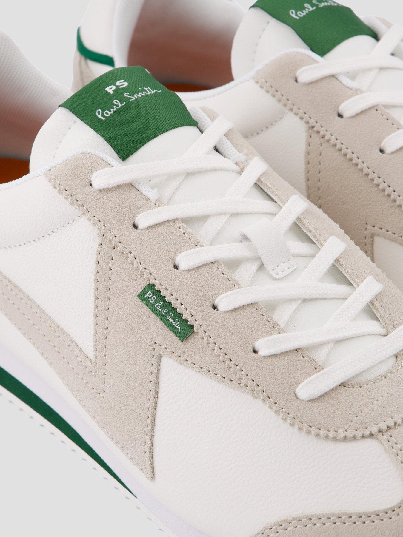 Image 5 of 7 of PS PAUL SMITH Atlanta Retro Low Profile Runner Trainers - White