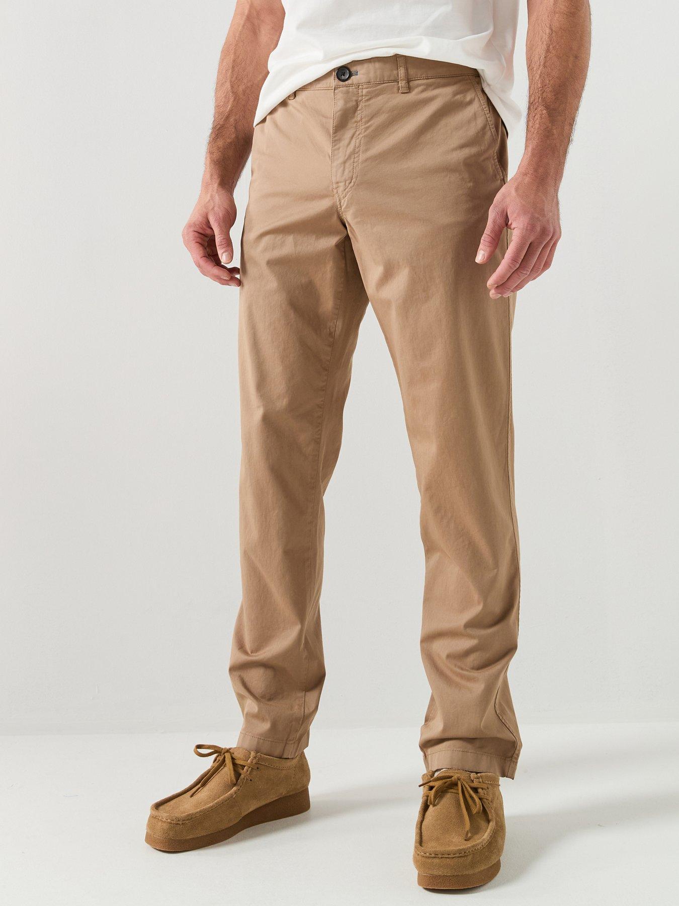PS PAUL SMITH Tapered Fit Chinos - Brown