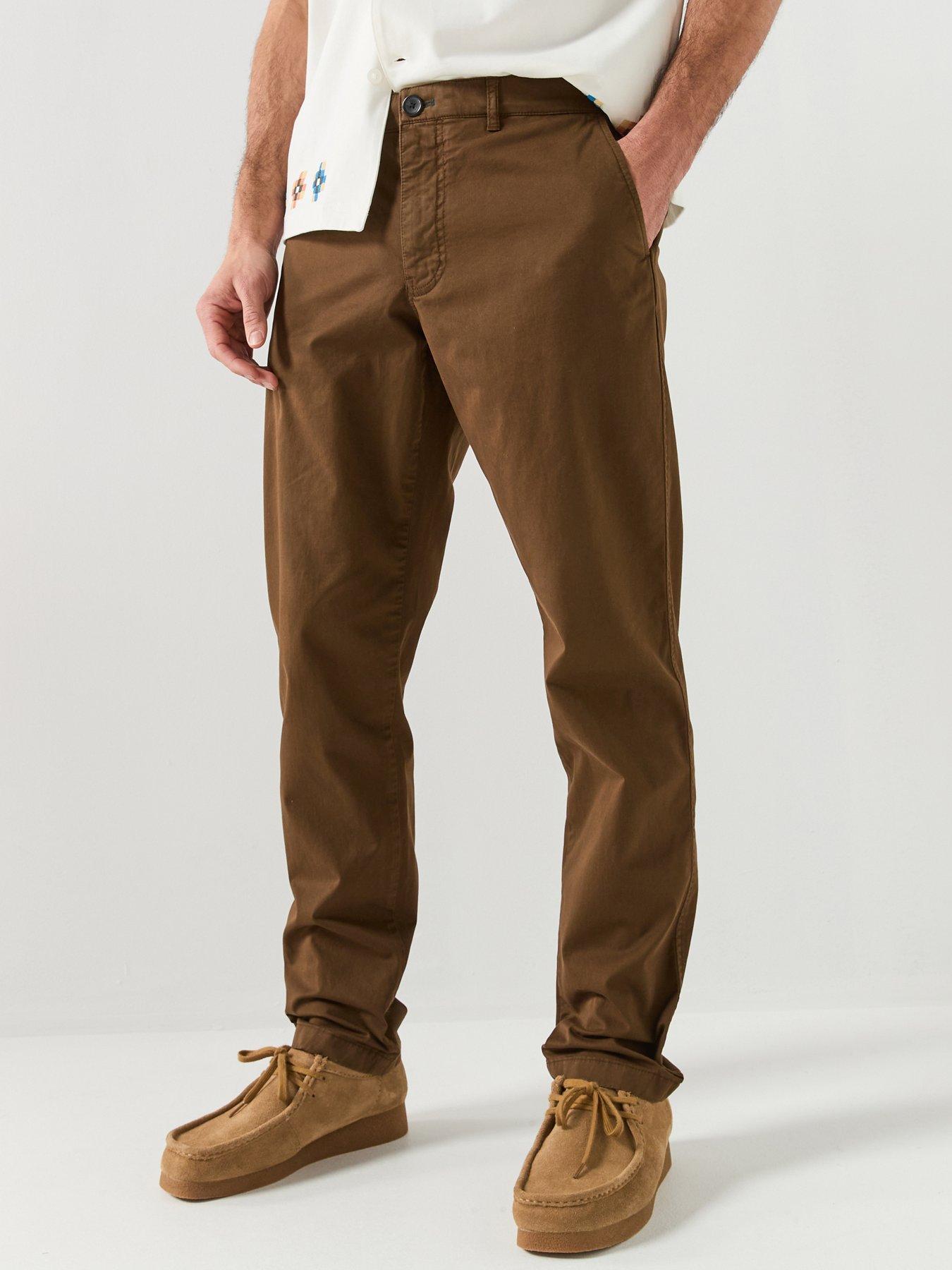 PS PAUL SMITH Tapered Fit Chinos - Khaki