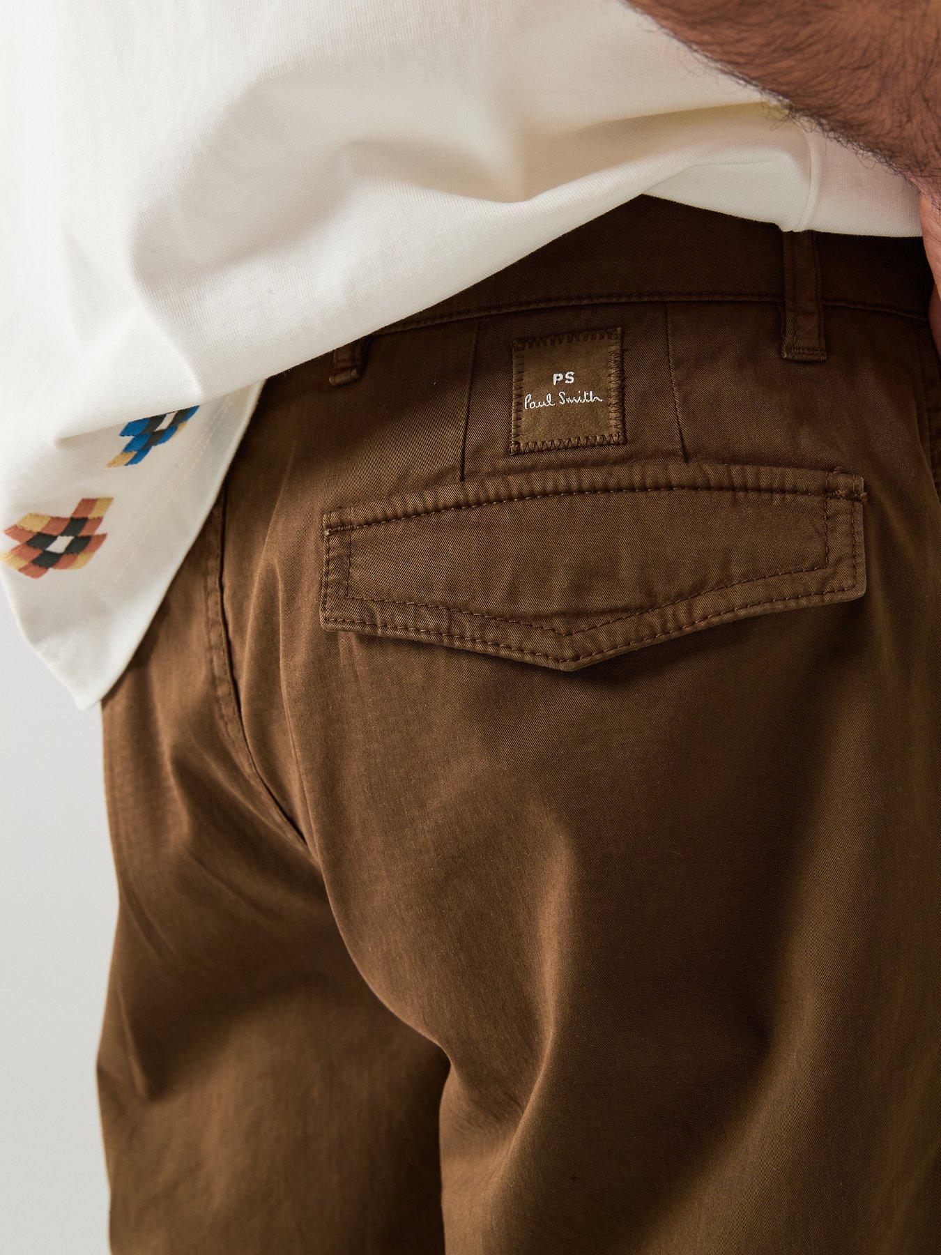 Image 4 of 6 of PS PAUL SMITH Tapered Fit Chinos - Khaki