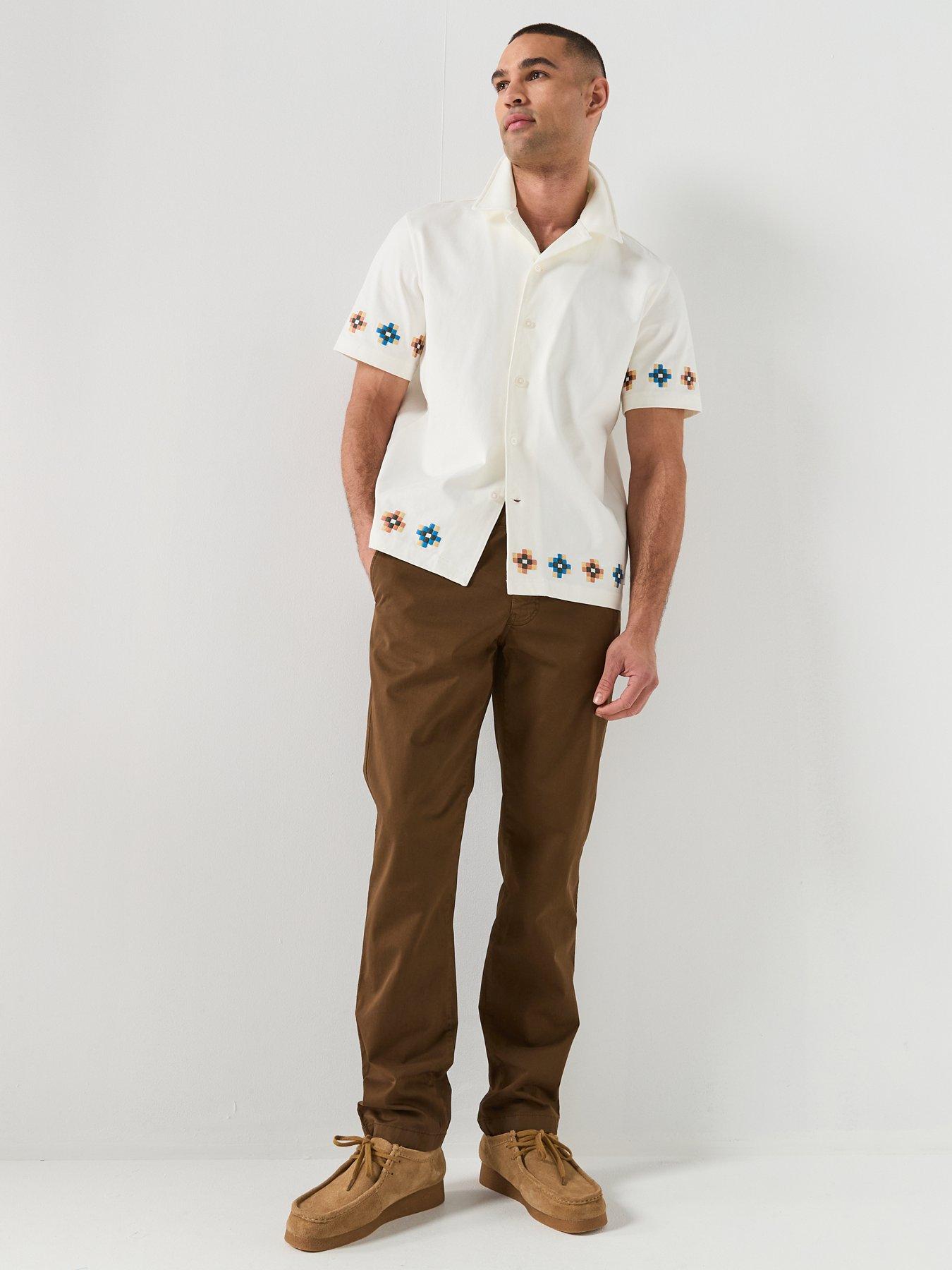 Image 5 of 6 of PS PAUL SMITH Tapered Fit Chinos - Khaki