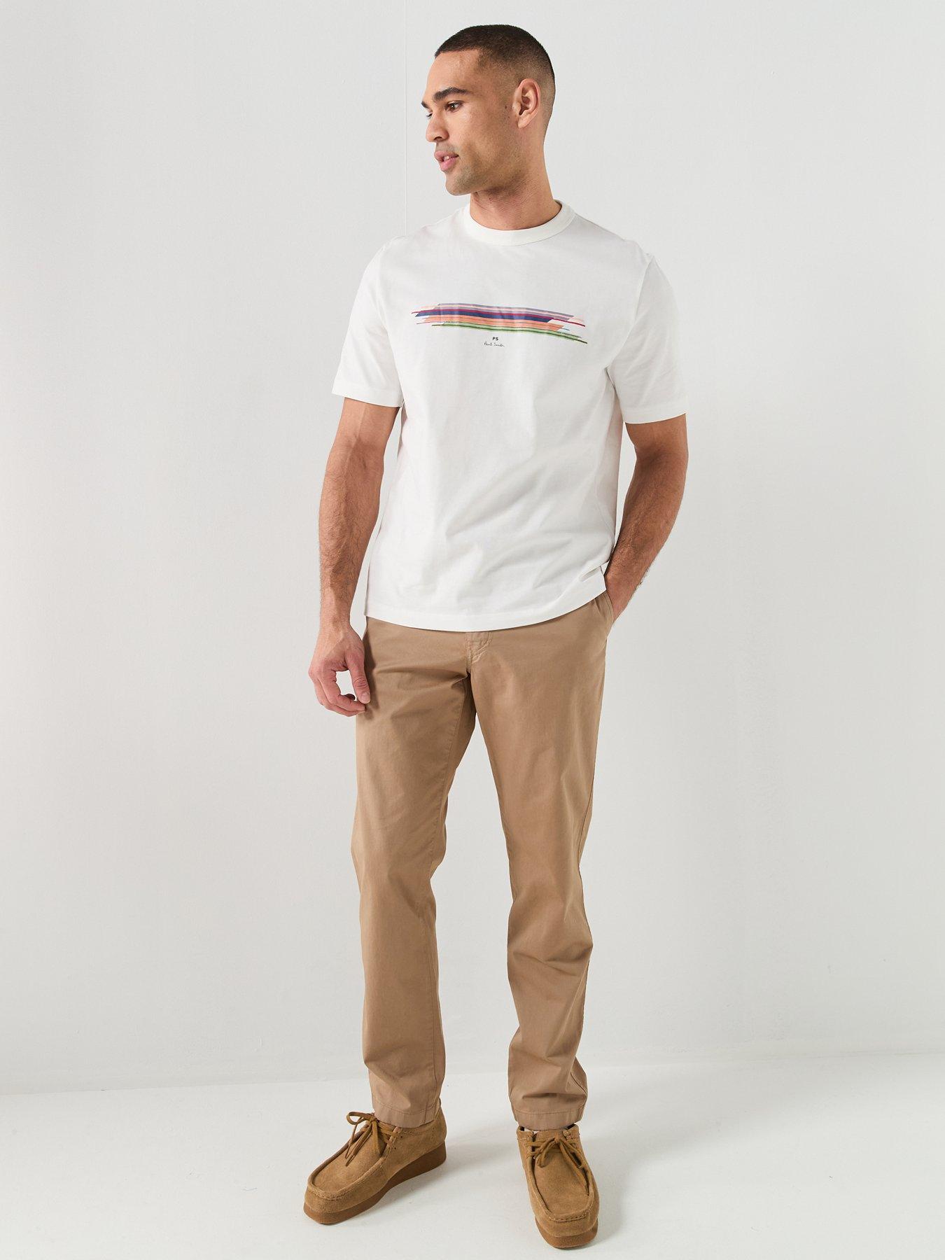 Image 3 of 5 of PS PAUL SMITH Stripe Graphic T-Shirt - White
