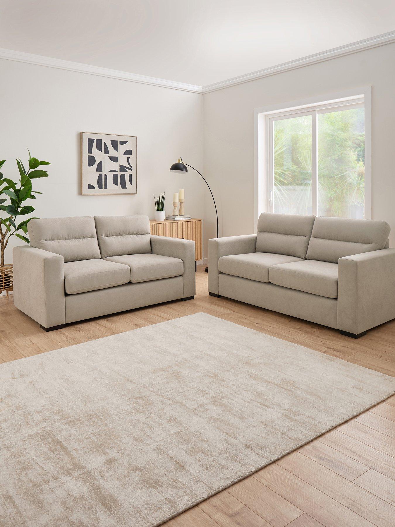 Image 1 of 7 of Very Home Seville 3 Seater&nbsp;+ 2 Seater Sofa Set (Buy &amp; SAVE)