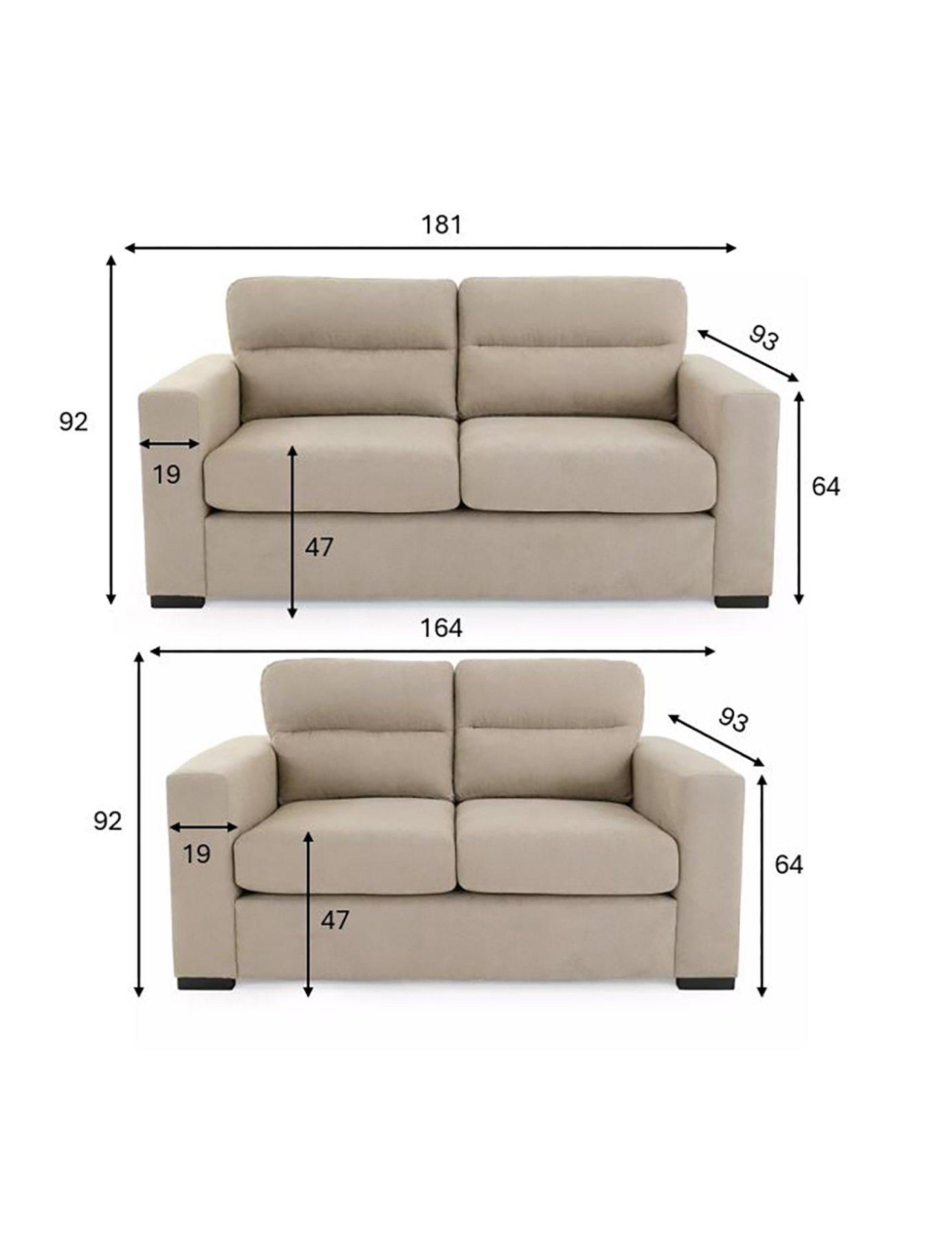 Image 6 of 7 of Very Home Seville 3 Seater&nbsp;+ 2 Seater Sofa Set (Buy &amp; SAVE)