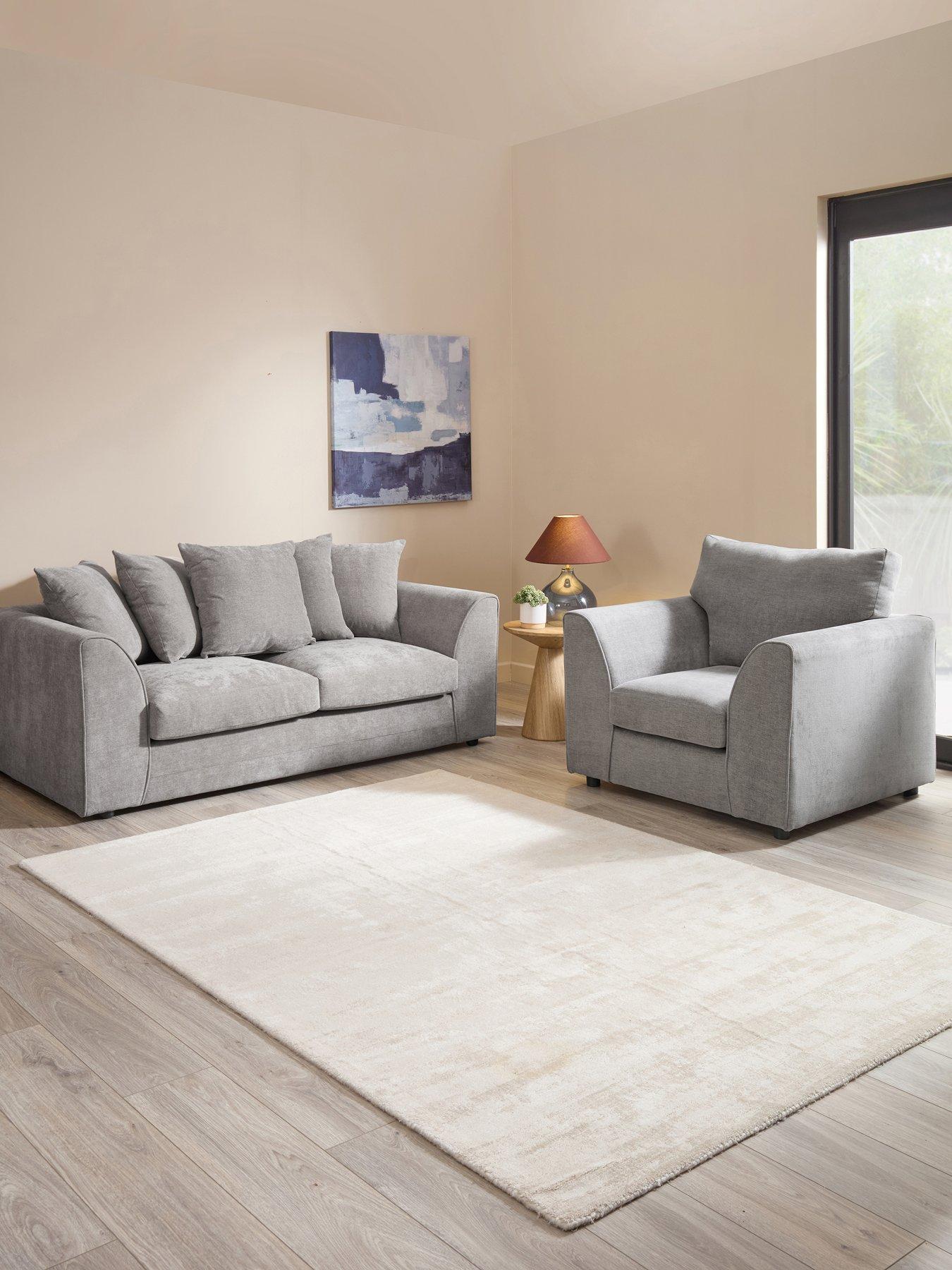 The Very Collection Ravenna 3 Seater Sofa + Armchair Set (Buy  &  SAVE!)