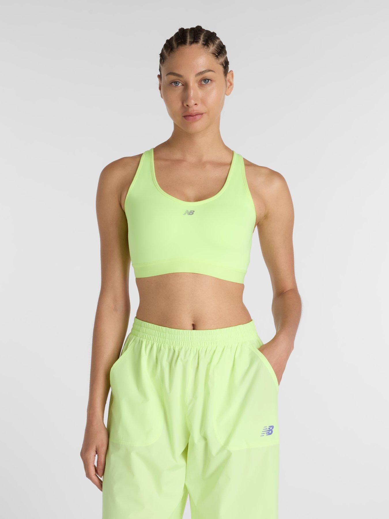Image 1 of 6 of New Balance Womens Running Essential Bra - Yellow