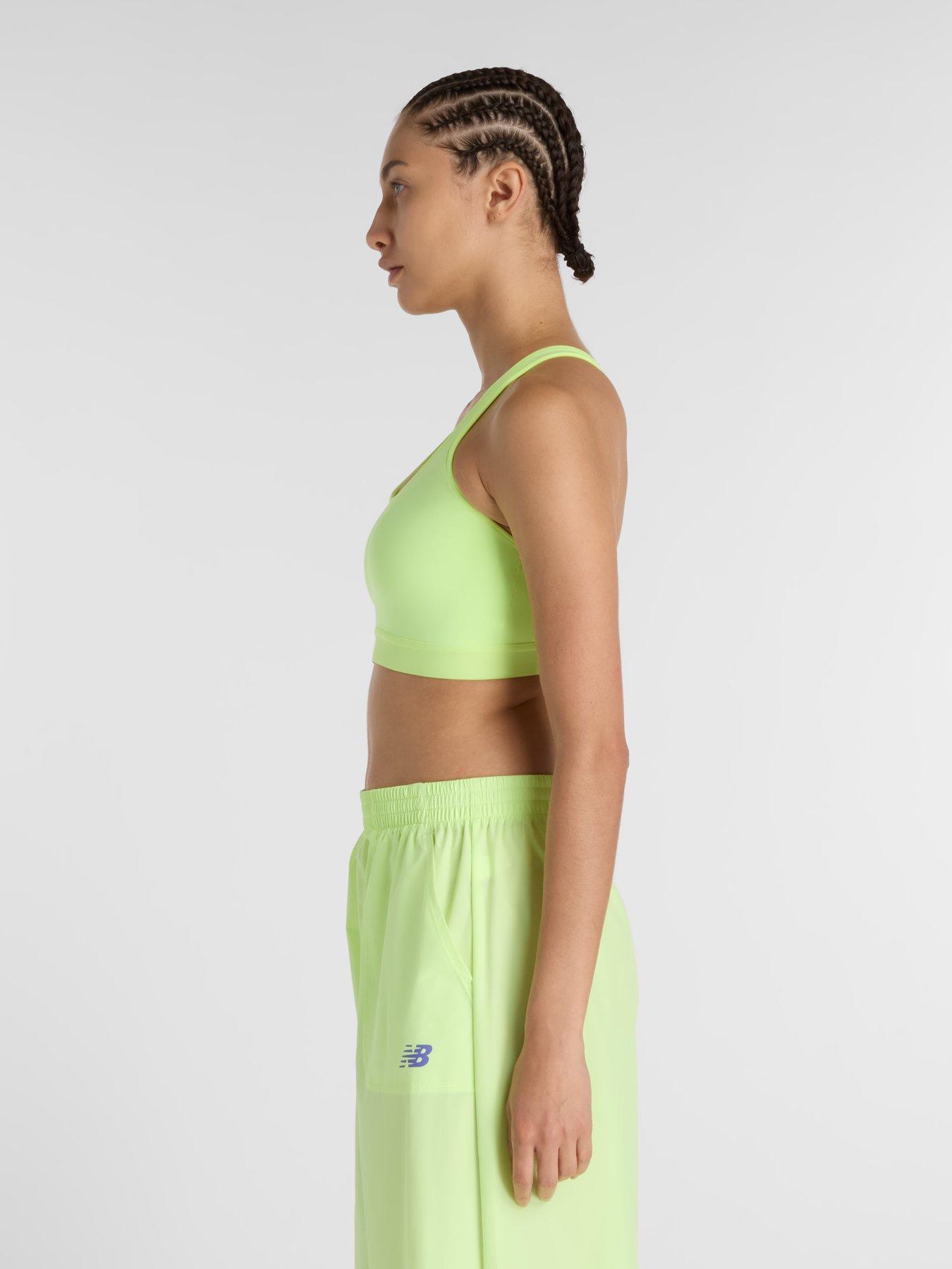 Image 4 of 6 of New Balance Womens Running Essential Bra - Yellow