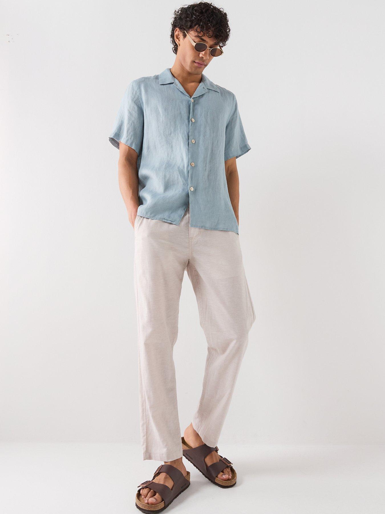 Image 3 of 6 of PS PAUL SMITH Casual Fit Short Sleeve Shirt - Light Blue