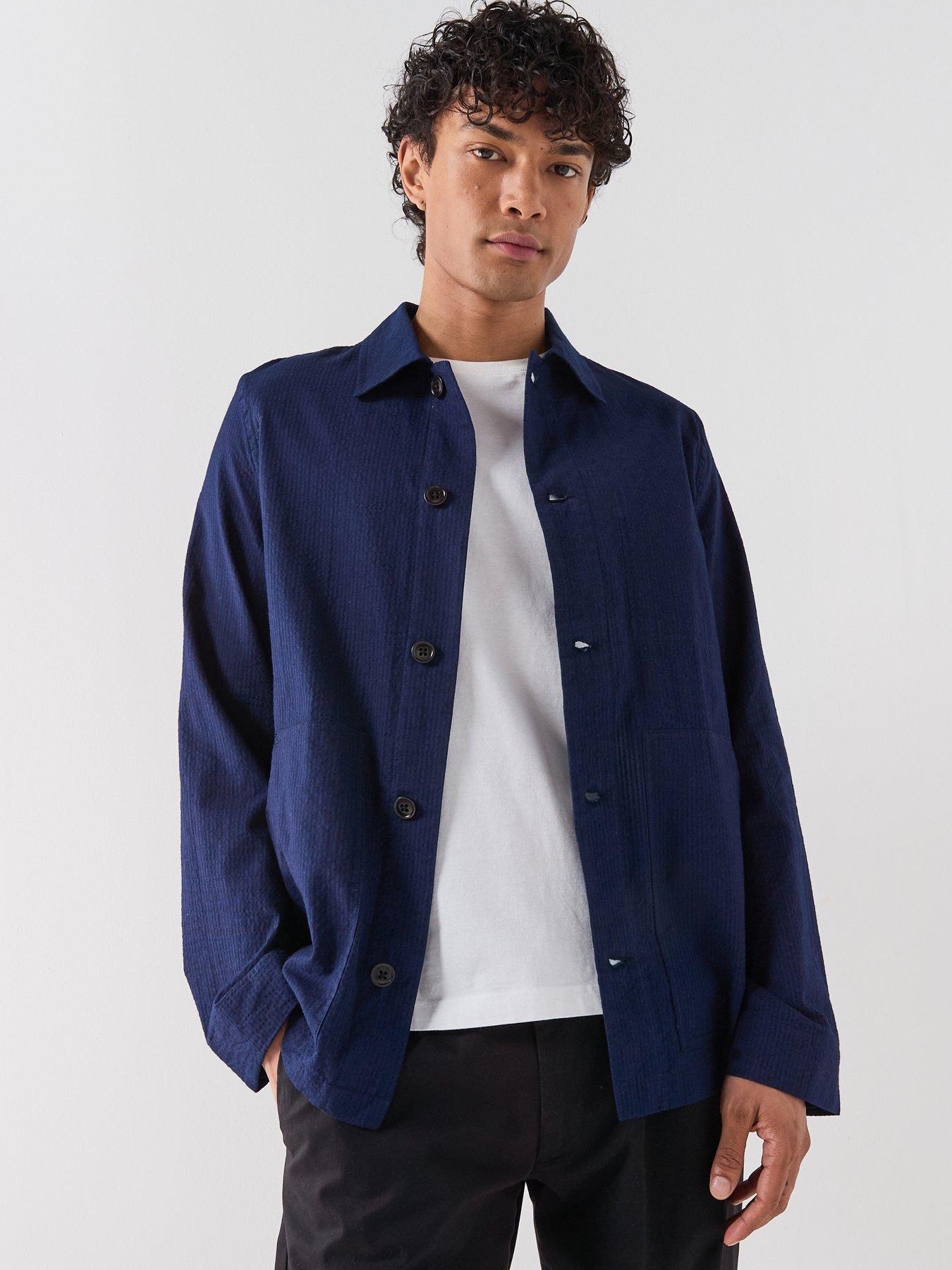 PS PAUL SMITH Casual Fit Chore Jacket - Navy