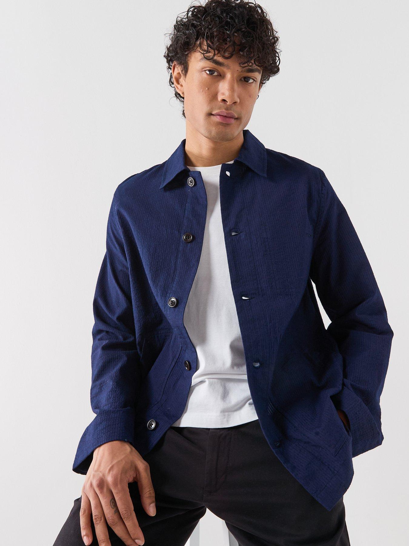 Image 4 of 6 of PS PAUL SMITH Casual Fit Chore Jacket - Navy